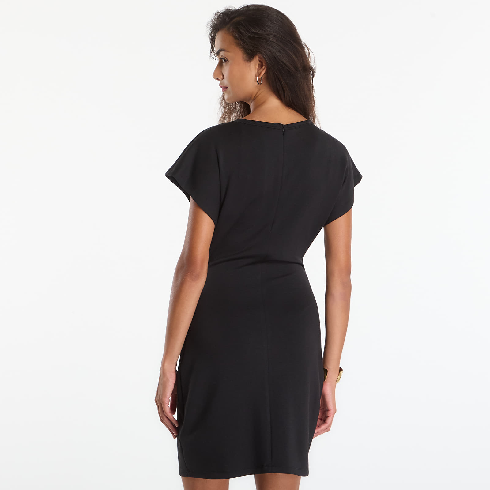 Dresses GUESS Ss V-Neck Morgana Scuba Mini Dress Jet Black
