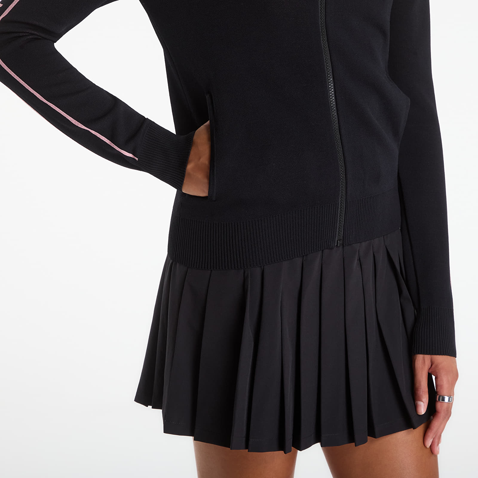 Megztiniai GUESS Meissa Full Zip Ls Sweater Jet Black