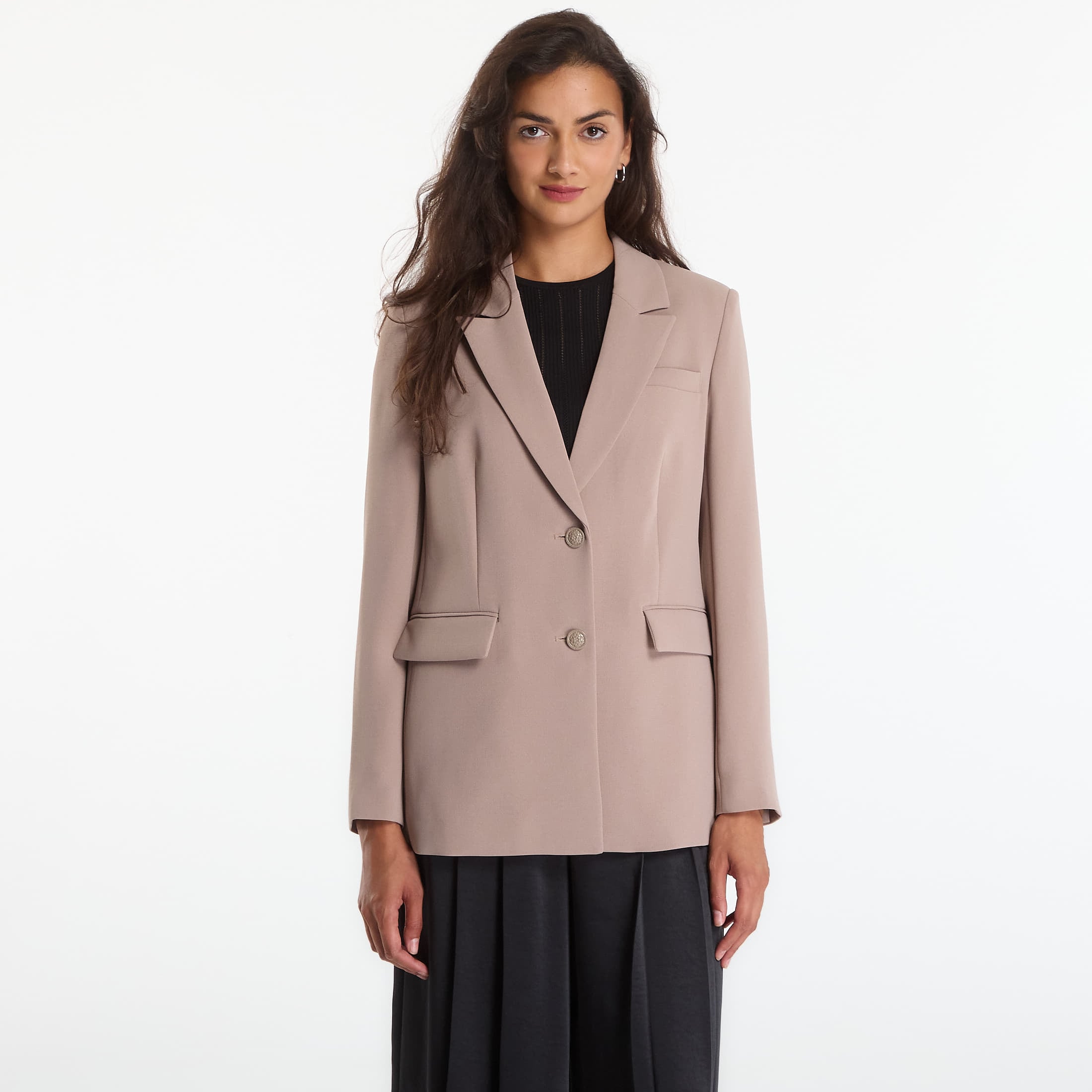 Яке GUESS Theoline Perfect Blazer Silk Taupe XS