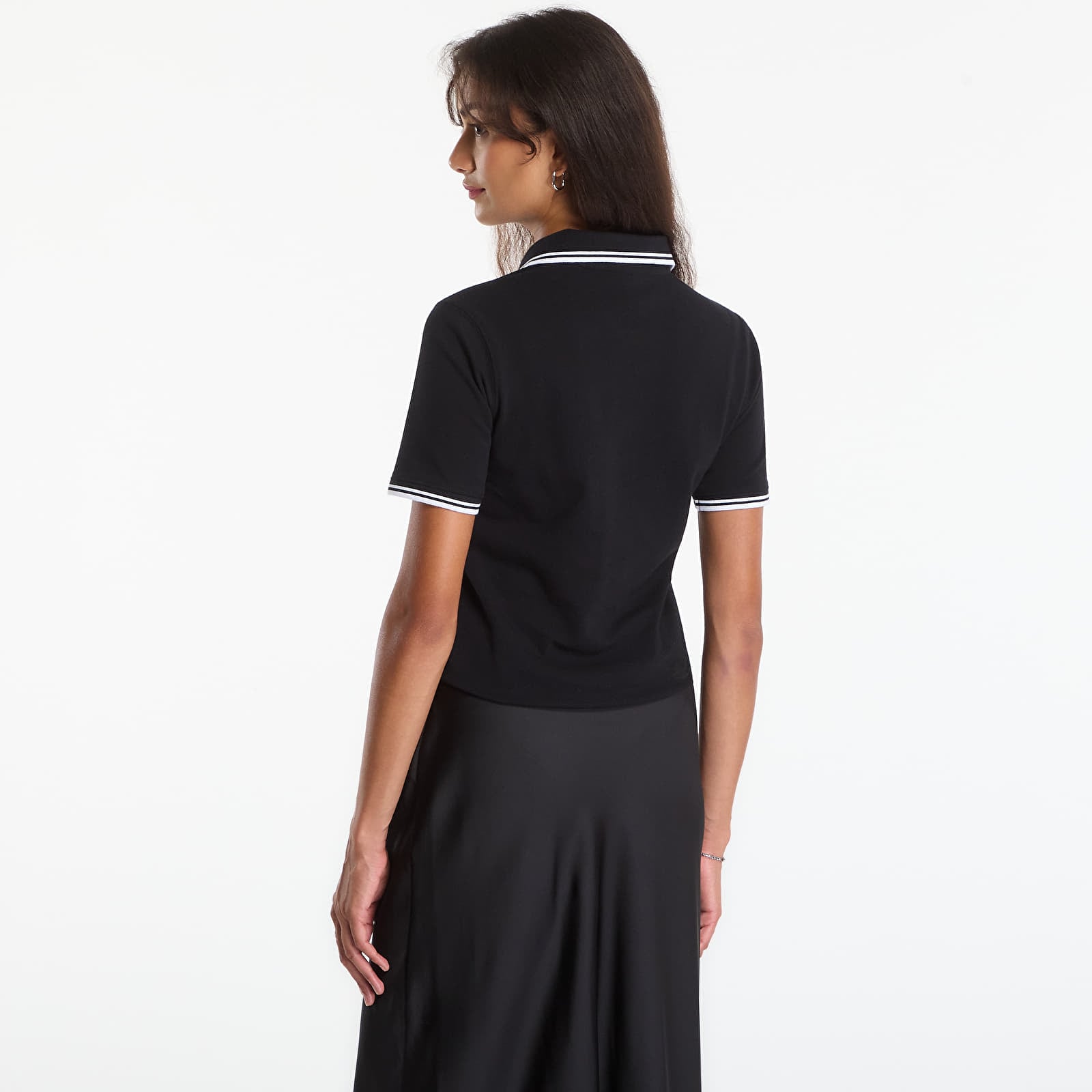 T-shirts  Queens Women Polo Tee Black