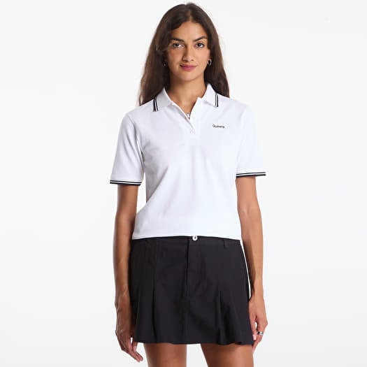 Queens Women Polo Tee White