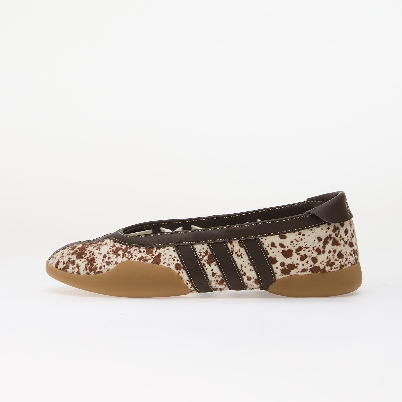 Naisten lenkkarit ja kengät adidas Taekwondo Mei Ballet Off White/ Dark Brown/ Gum4
