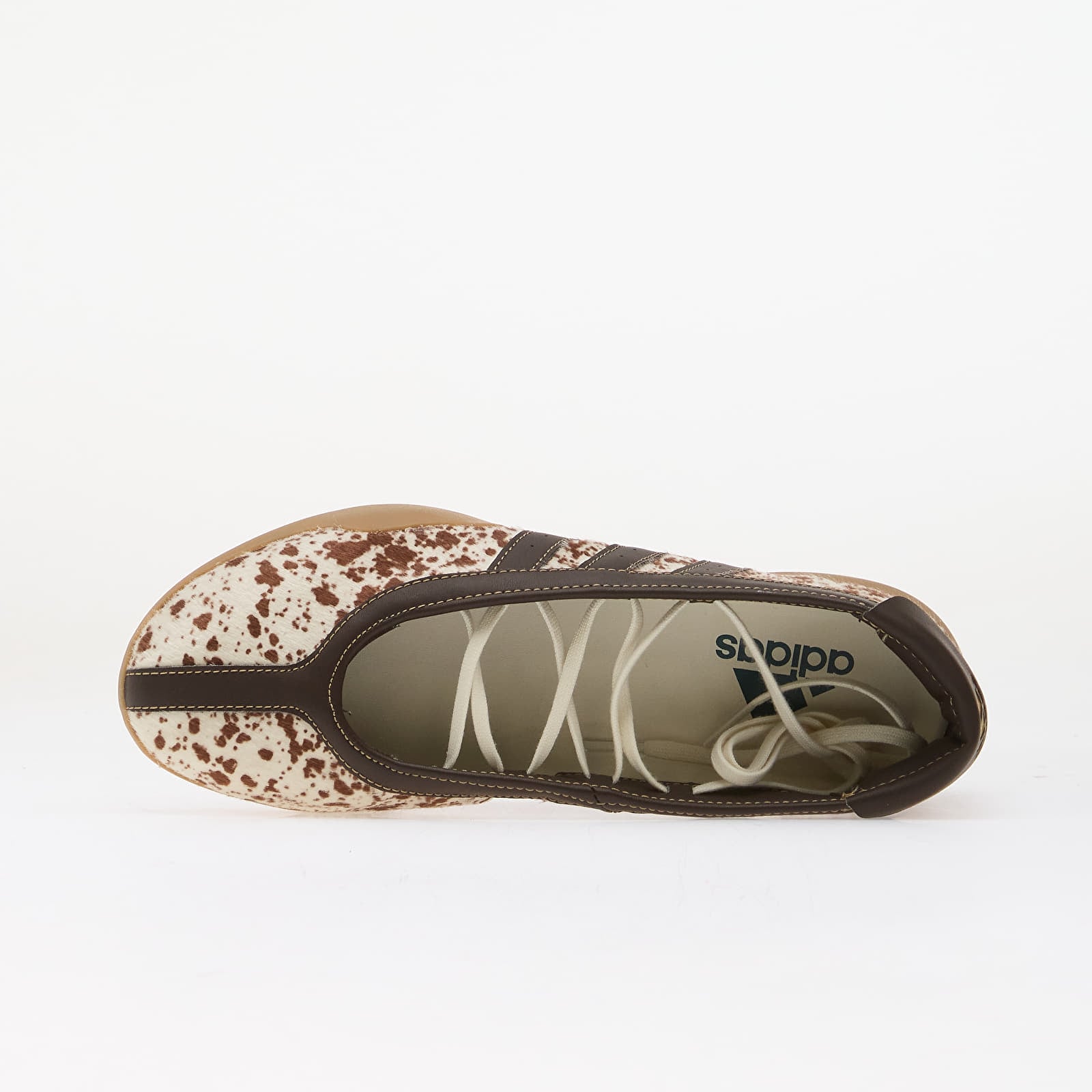 Naisten lenkkarit ja kengät adidas Taekwondo Mei Ballet Off White/ Dark Brown/ Gum4