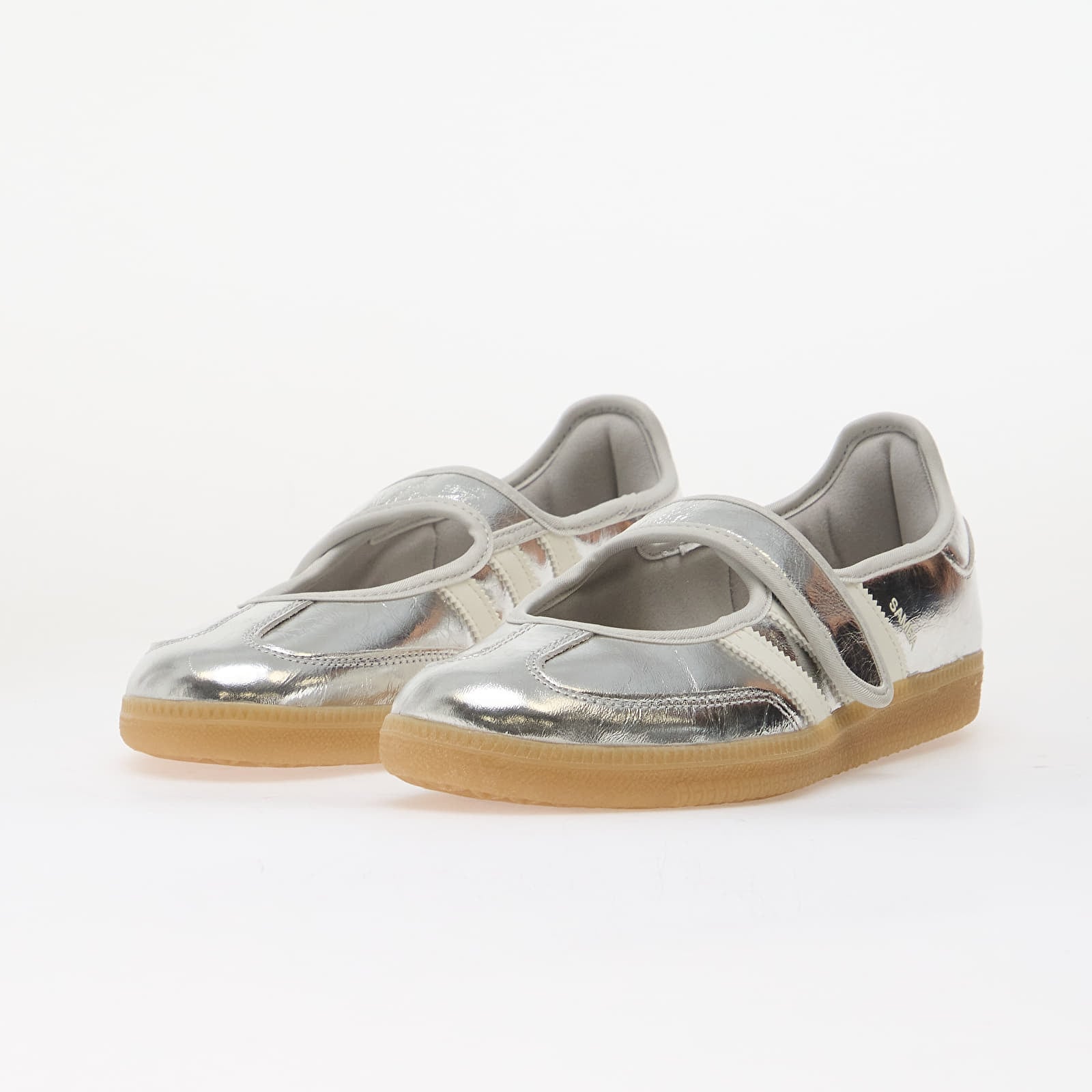 Women's sneakers and shoes adidas Samba Jane Silver Met./ Off White/ Gum4