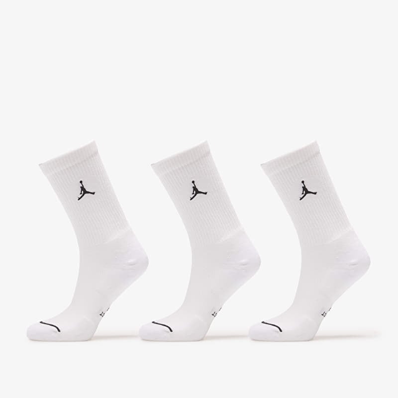 Jordan Everyday Crew Socks 3-Pack White/ Black