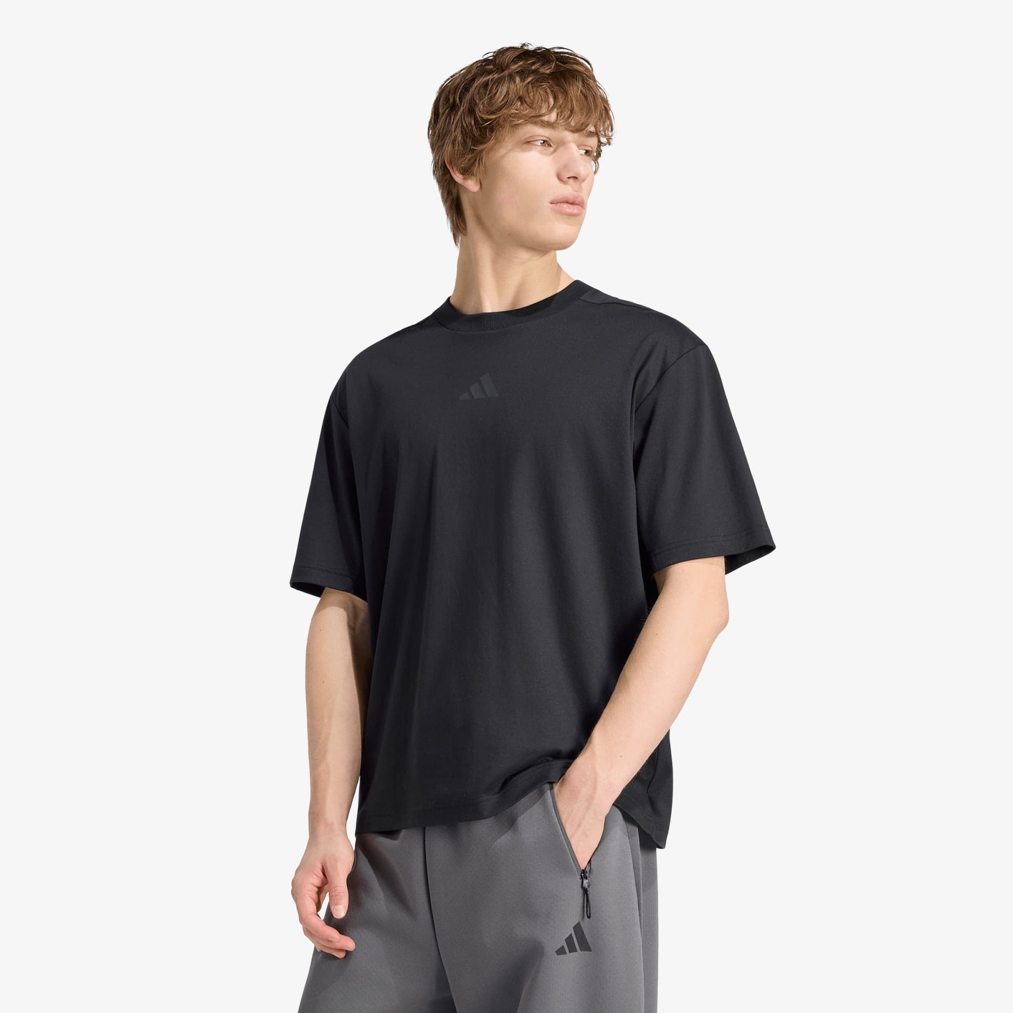 Тениска adidas Z.N.E. Loose Fit T-shirt Black L