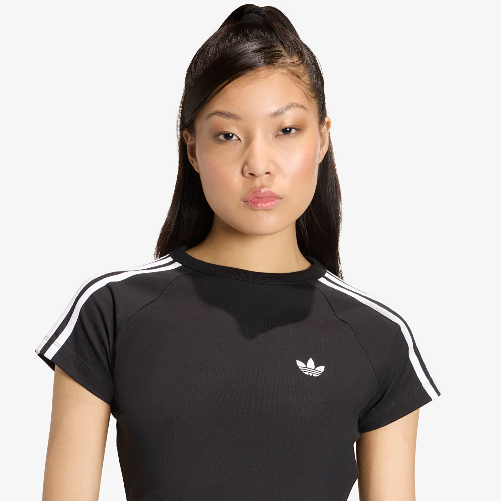 Женские футболки adidas SST Baby T-shirt Black/ Black/ White