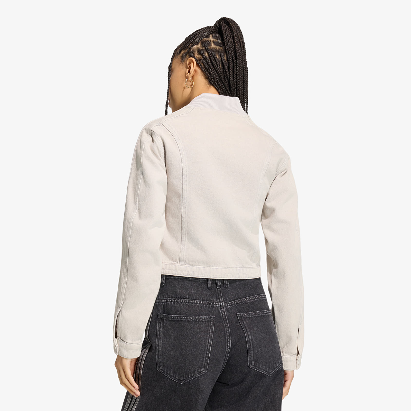 Women's jackets adidas SST 2.0 Denim Tracktop Clear Grey Denim