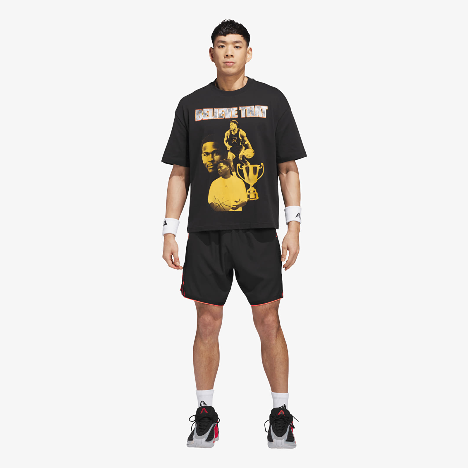 Men's T-shirts adidas Anthony Edwards Bling Tee Black
