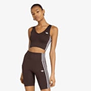 adidas Essentials 3 Stripes Seamless Bralette Aurora Coffee