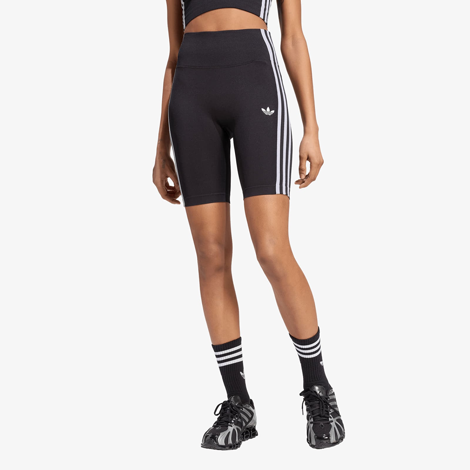 Dámské kraťasy adidas Essentials 3-Stripes Seamless Shorts 5 Inch Black