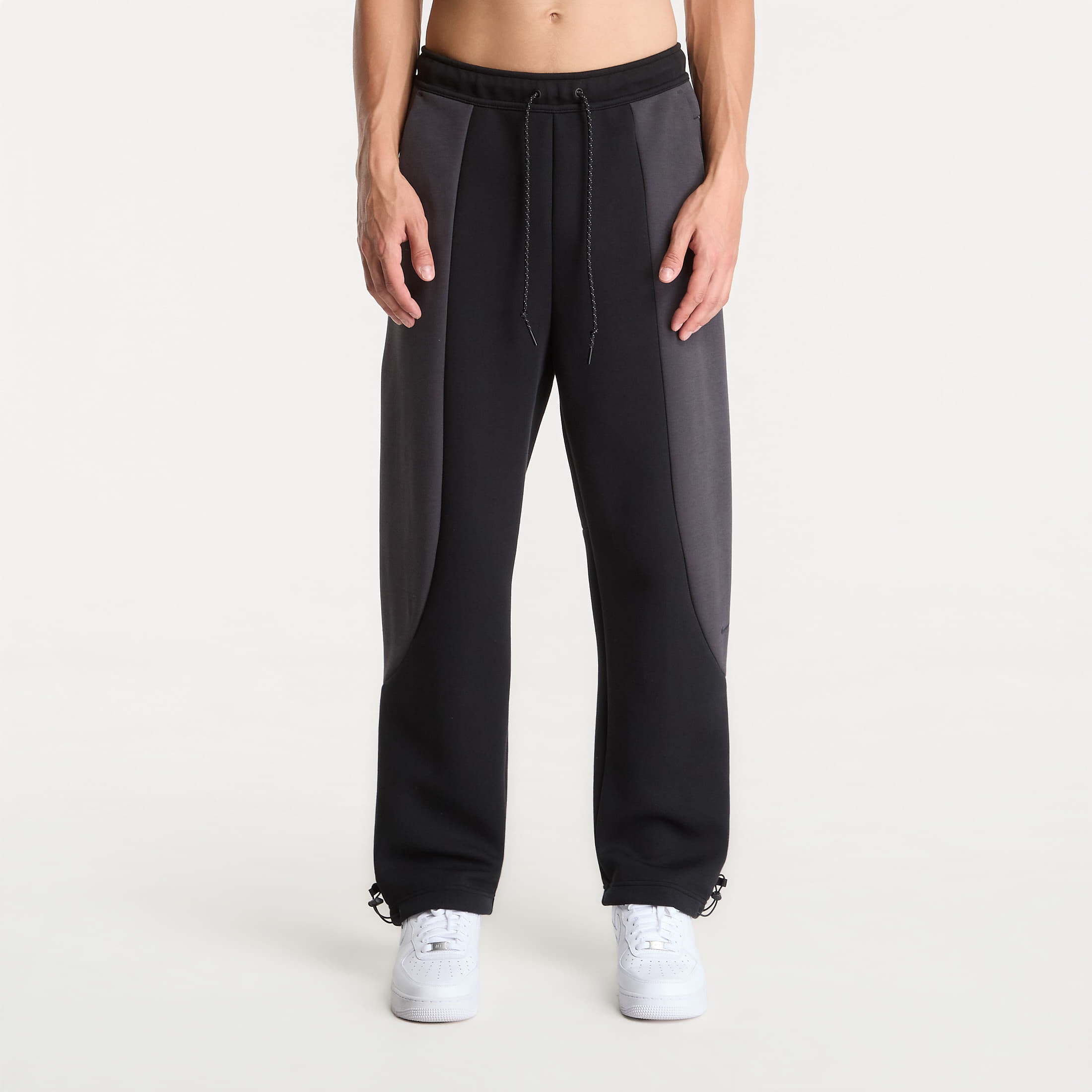 Суитшърт Nike Tech Men's Color-Block Open-Hem Fleece Pants Black/ Anthracite/ Black M