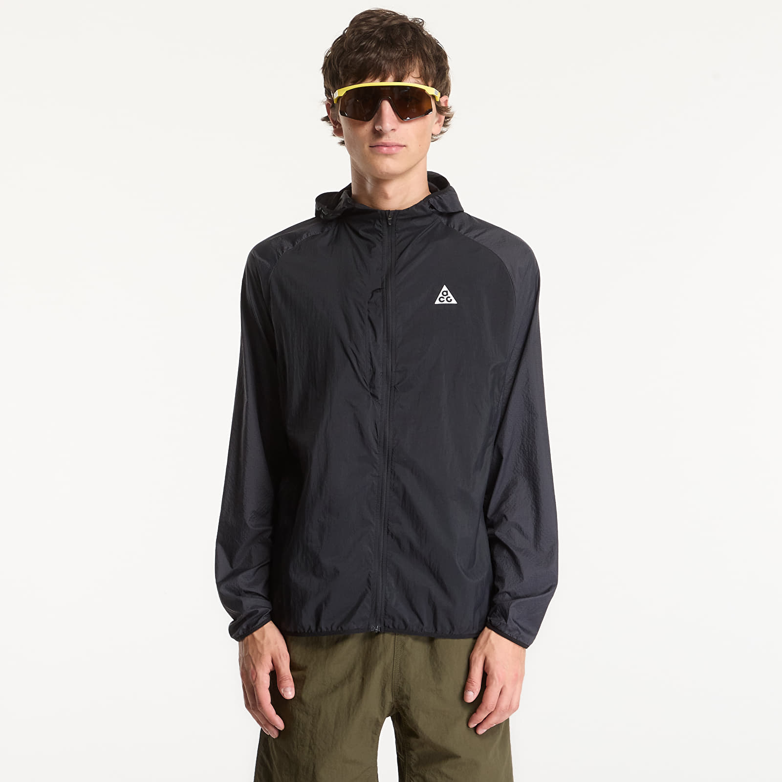 Giacche a vento uomo Nike ACG "Aireez" Men's UV Protection Jacket Black/ Black/ Summit White