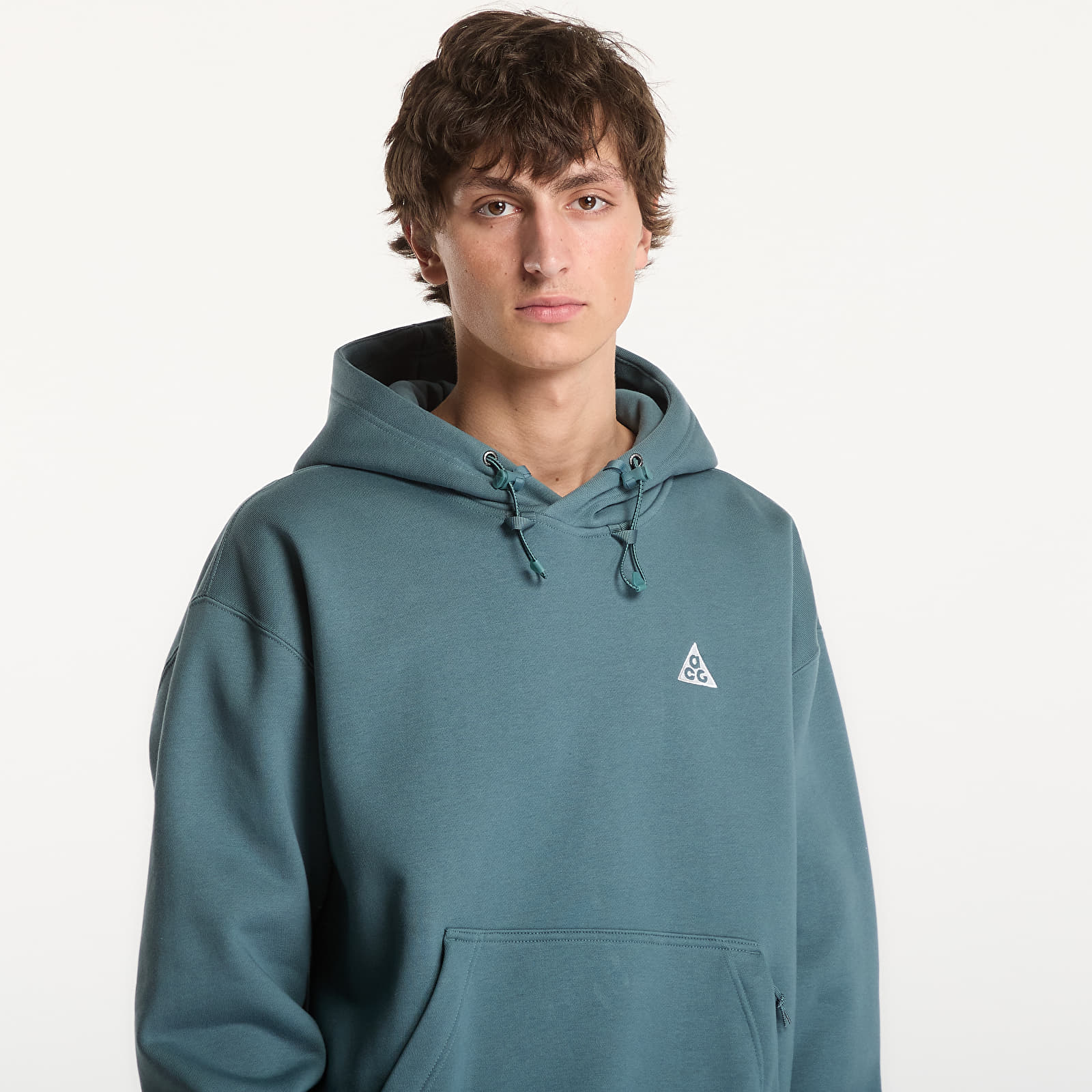 Hoodies voor heren Nike ACG "Tuff Fleece" Pullover Hoodie Mineral Slate/ Summit White