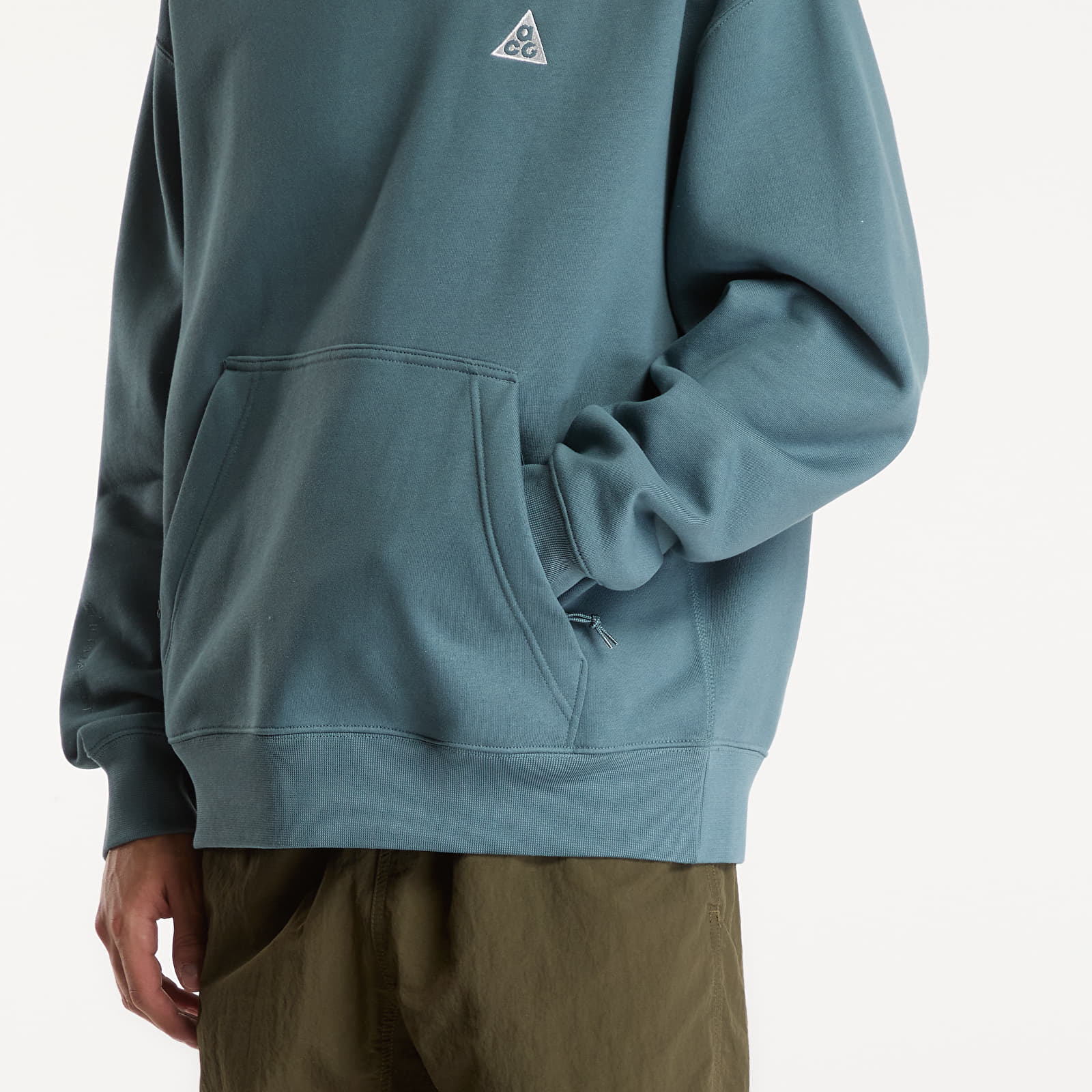 Hoodies voor heren Nike ACG "Tuff Fleece" Pullover Hoodie Mineral Slate/ Summit White