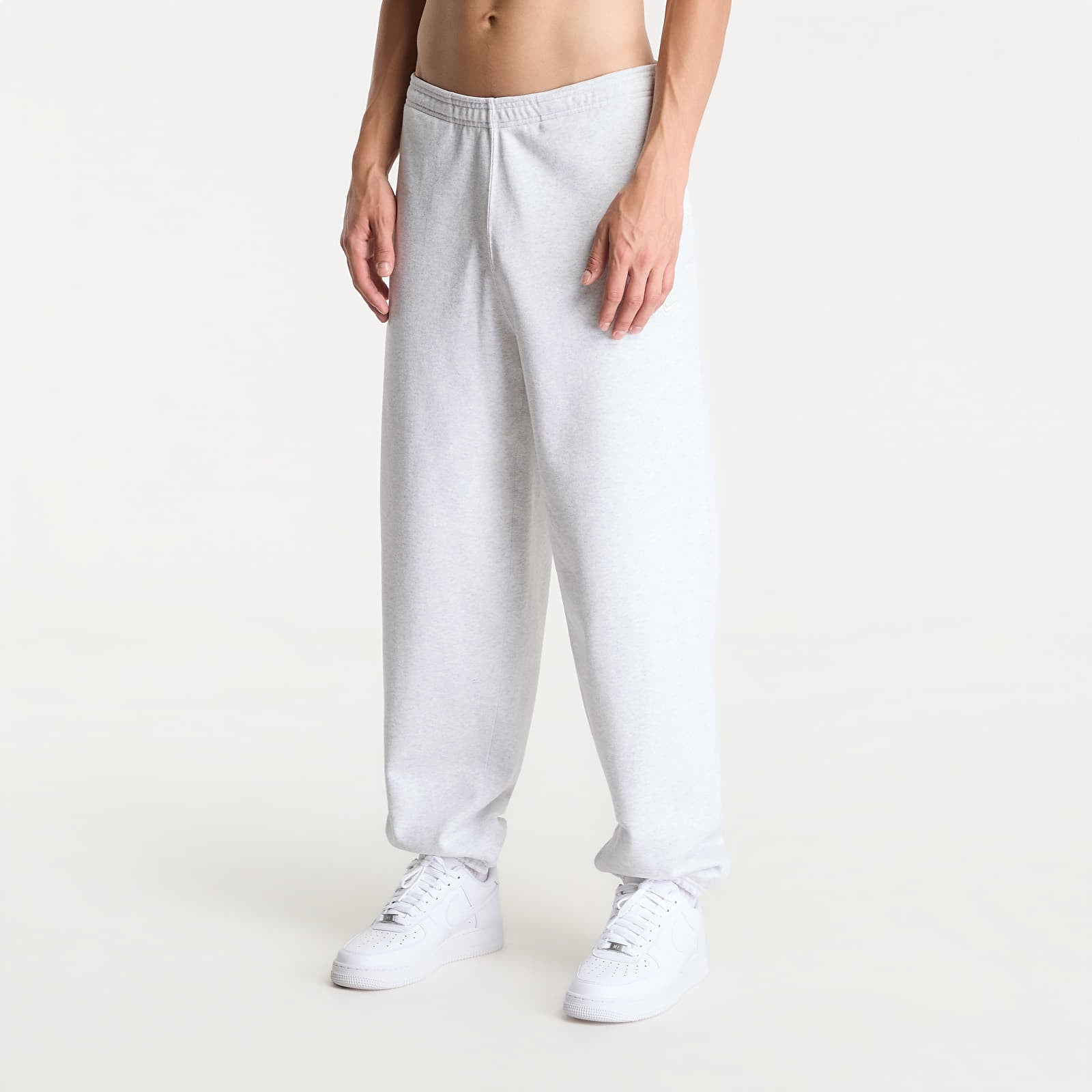 Pantalones de chándal para hombre Nike Men's Fleece Pants Birch Heather