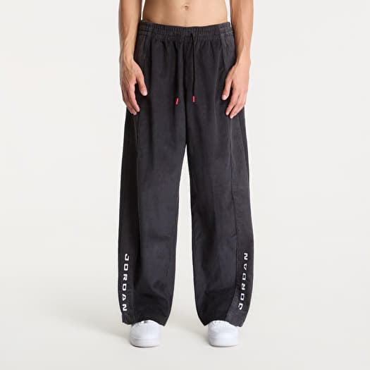 Pantalones de chándal Jordan Flight Men's Corduroy Pants Black/ Dk Smoke Grey/ Black/ White