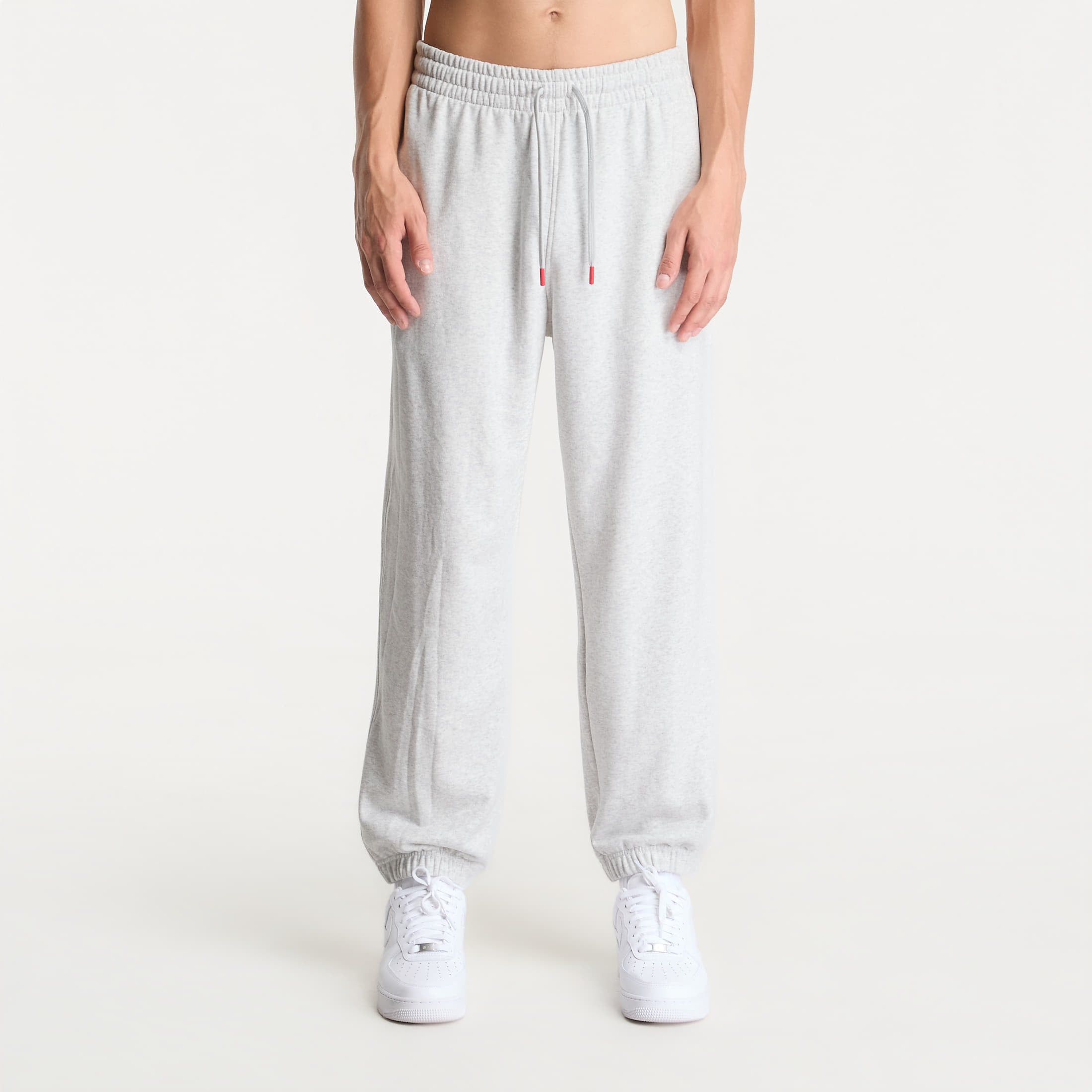 Потници Jordan Brooklyn Fleece Men's Pants Neutral Grey/ Htr/ University Red S