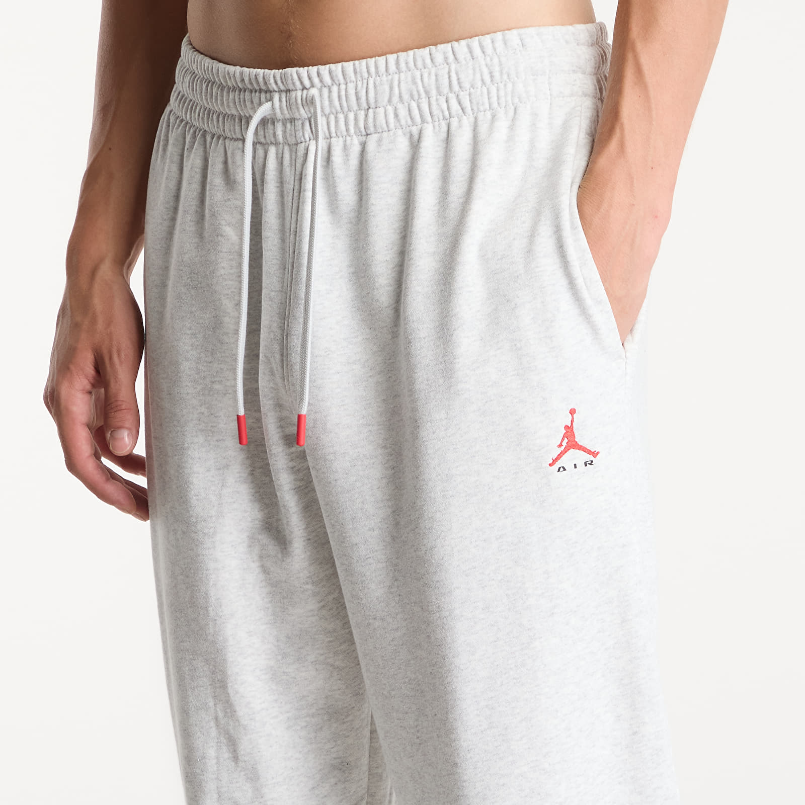 Pánske tepláky Jordan Brooklyn Fleece Men's Pants Neutral Grey/ Htr/ University Red
