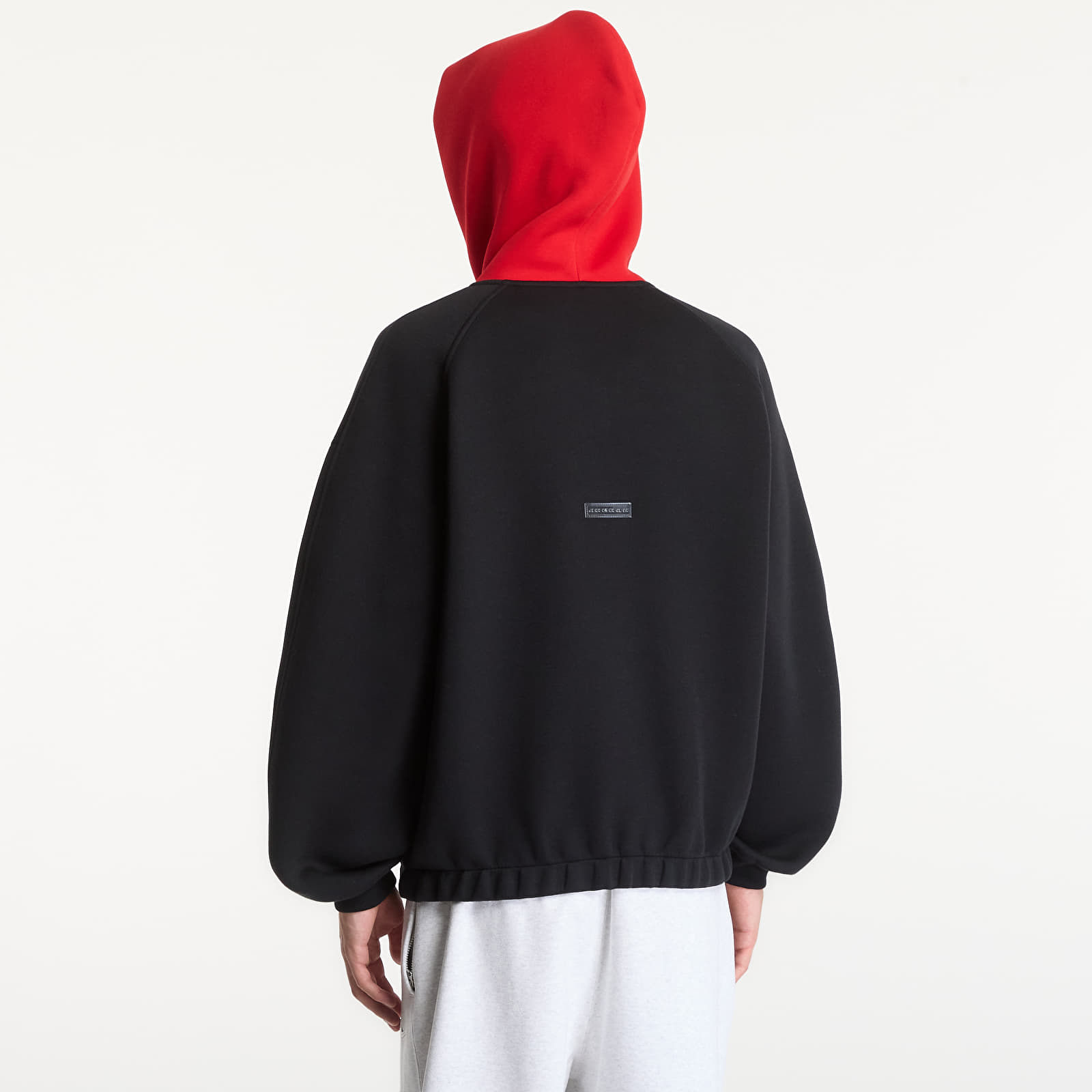 Vīriešu džemperi Jordan Flight Men's Pullover Hoodie Black/ University Red