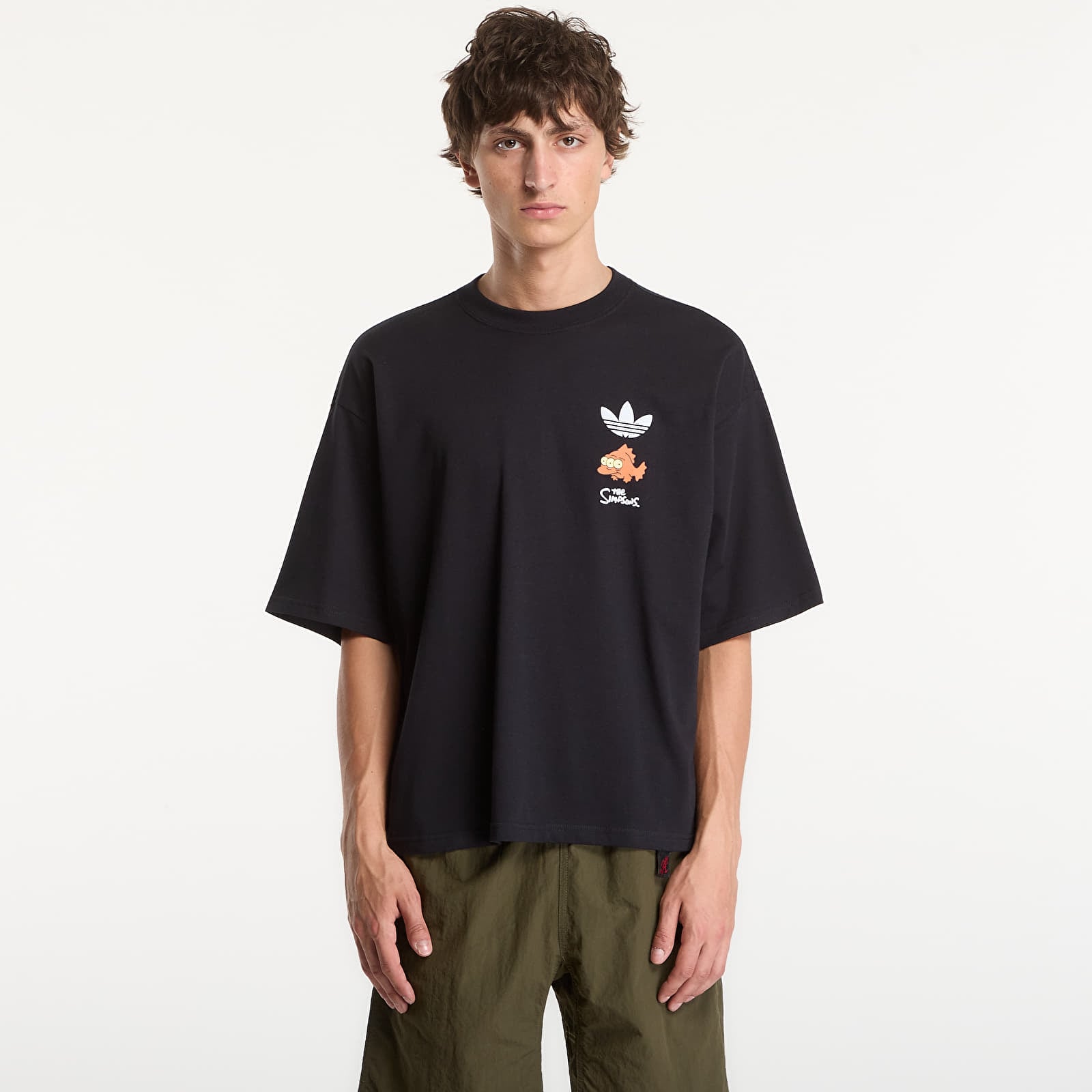 Muške majice kratkih rukava adidas Blinky Graphic Oversized T-shirt Black