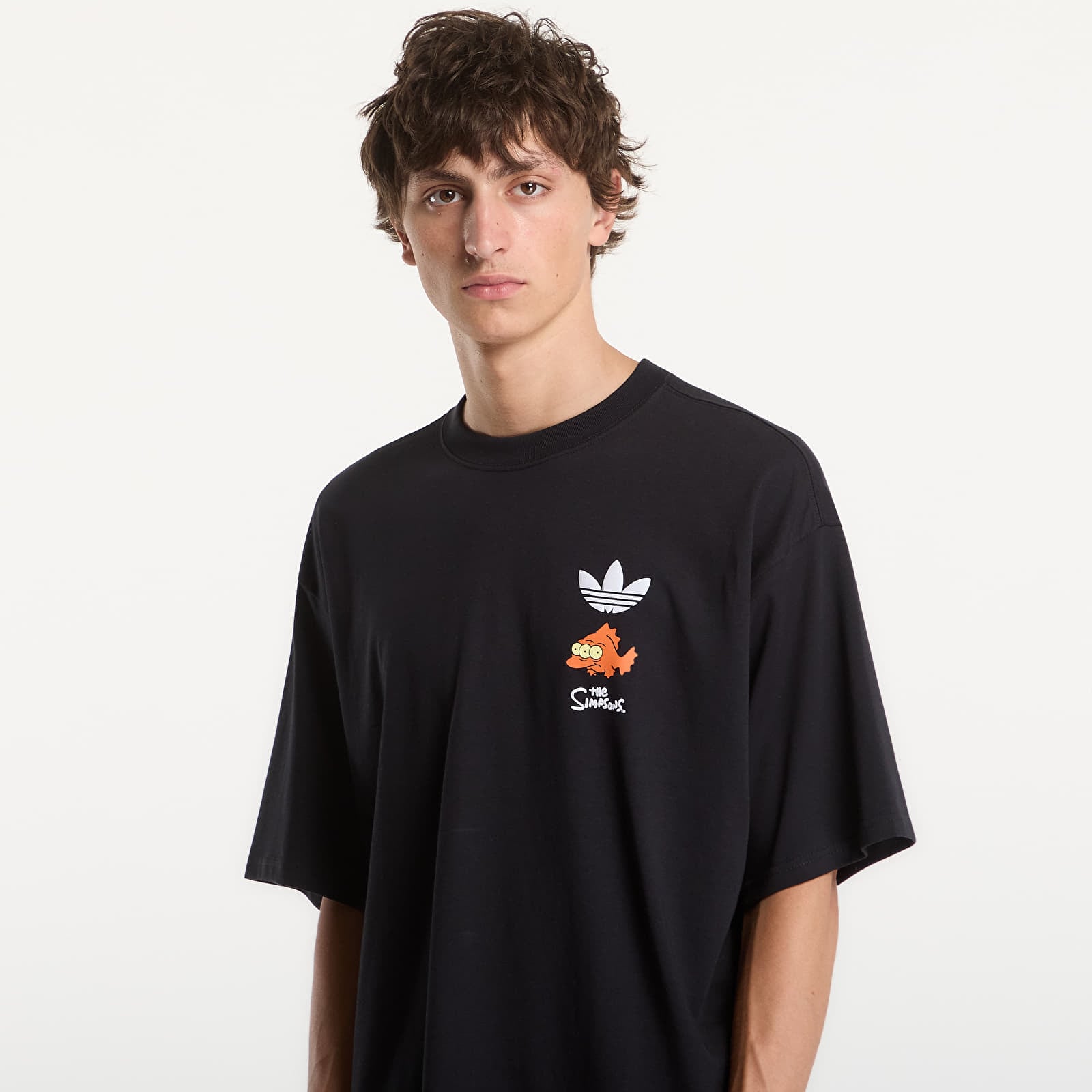 Muške majice kratkih rukava adidas Blinky Graphic Oversized T-shirt Black