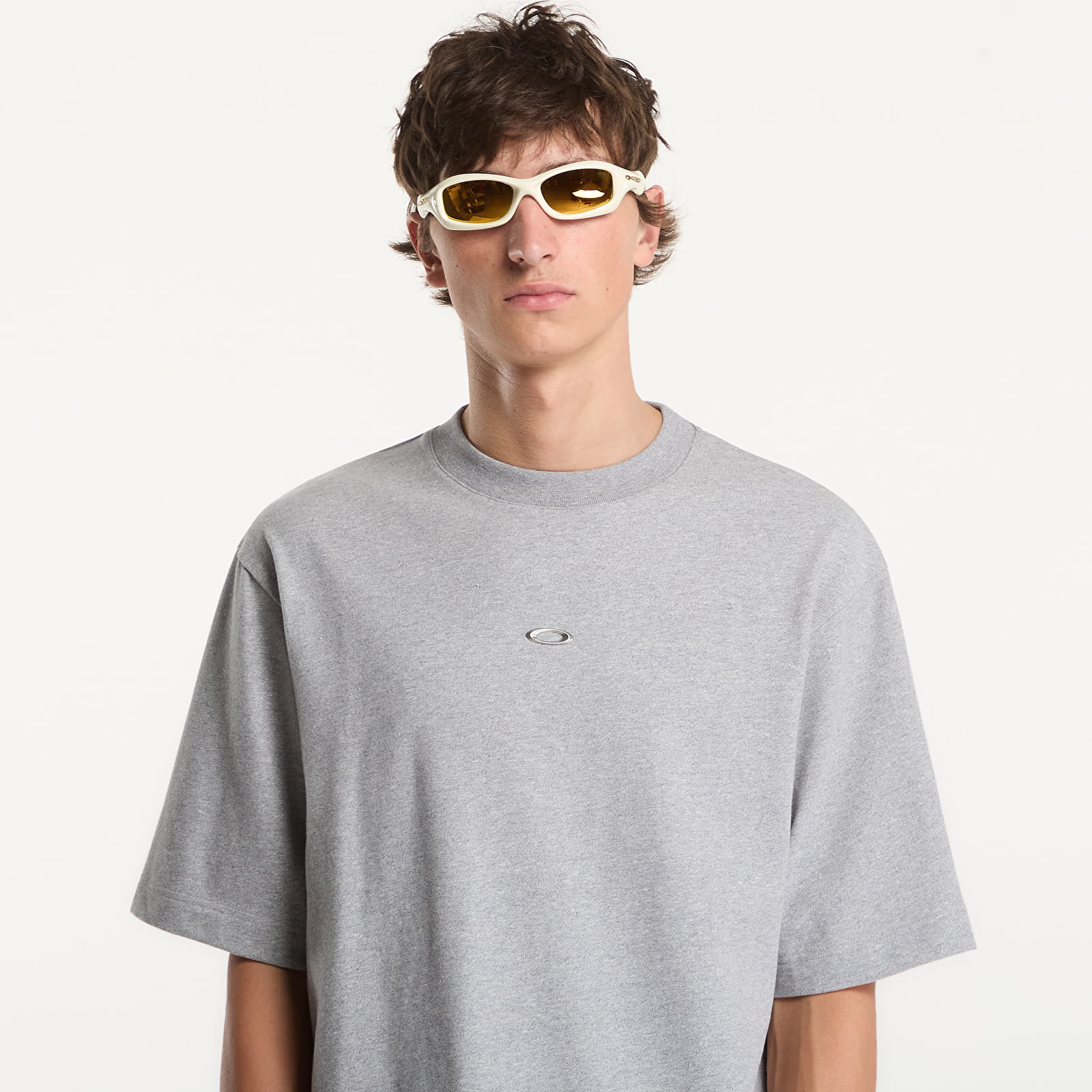 Мужские футболки Oakley Reserve Strato Reflective Tee Cement Melange