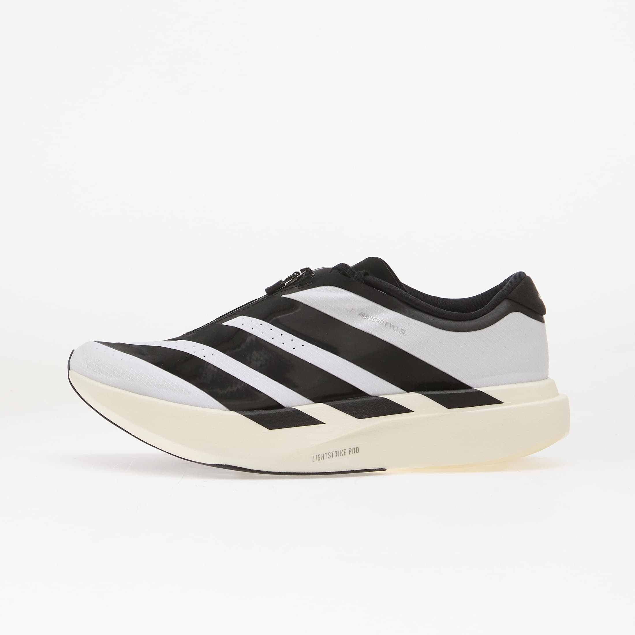 Сникърси adidas ADIZERO EVO SL Zip LIGHTSTRIKEPRO Running Ftwr White/ Core Black/ Silver Met. EUR 37 1/3
