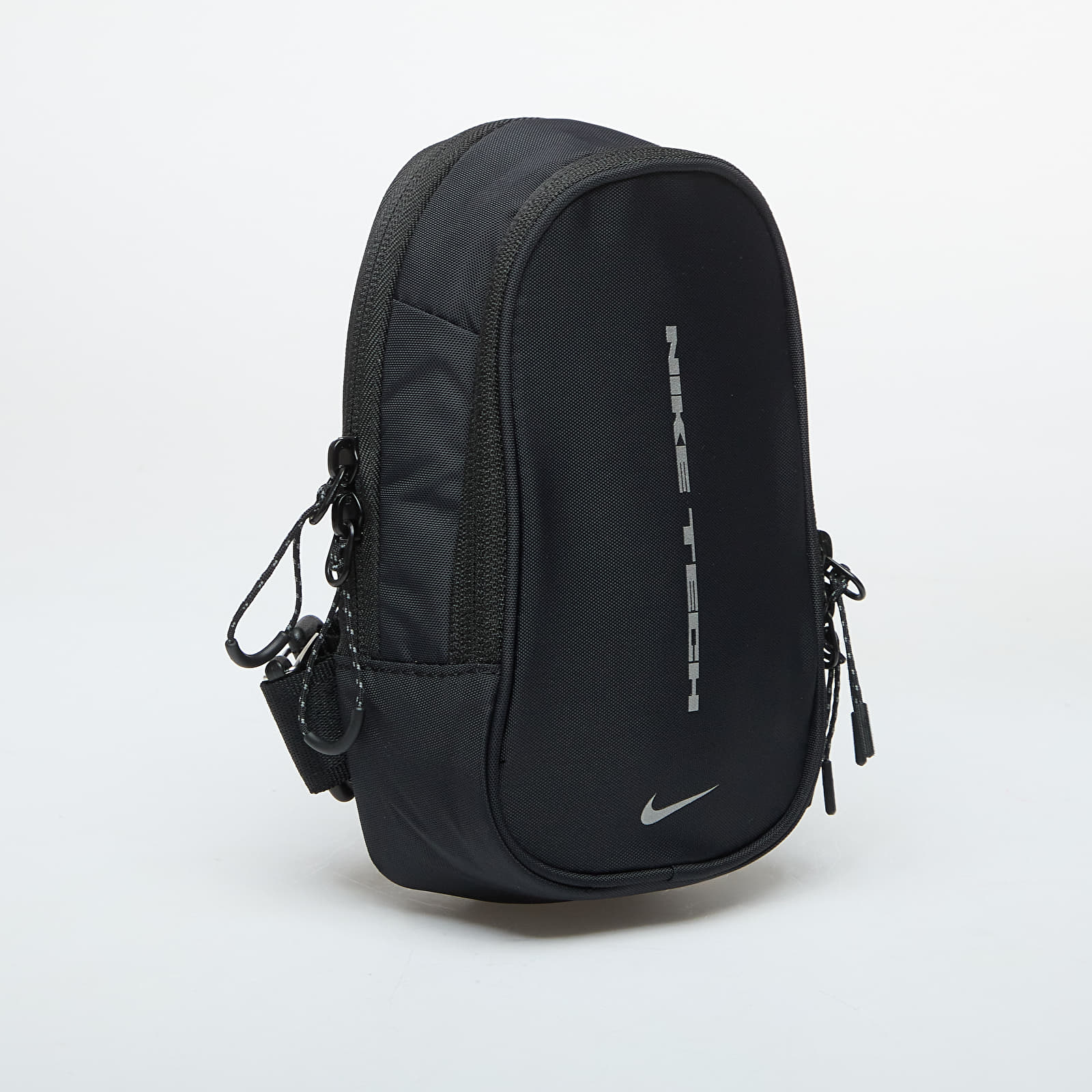 Bolsas de ombro Nike Commute Nike Tech Crossbody Bag 1L Black/ Black/ Reflect Silver