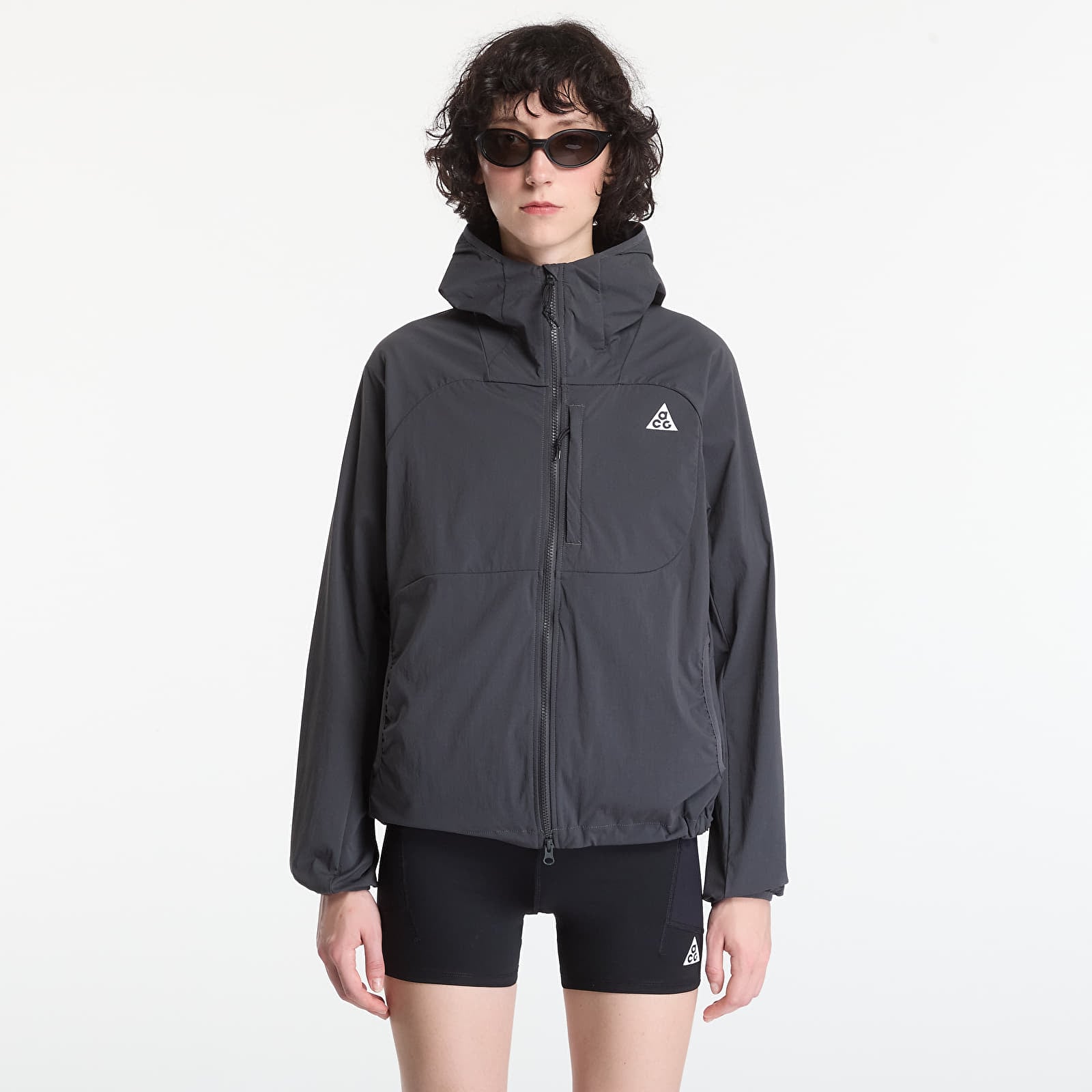 Women's jackets Nike ACG "Five Towers" Women's UV Protection Jacket Anthracite/ Anthracite/ Summit White