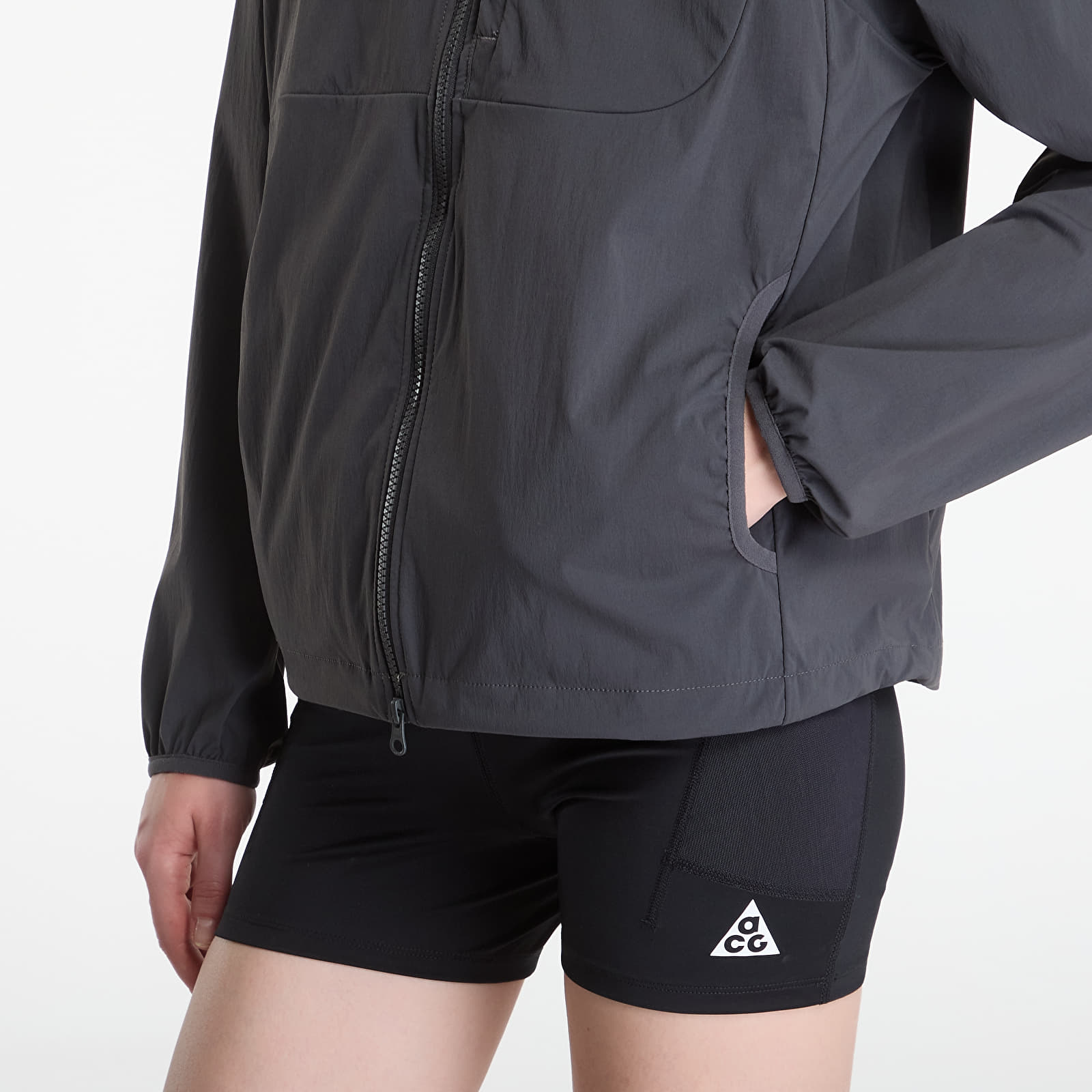 Women's jackets Nike ACG "Five Towers" Women's UV Protection Jacket Anthracite/ Anthracite/ Summit White