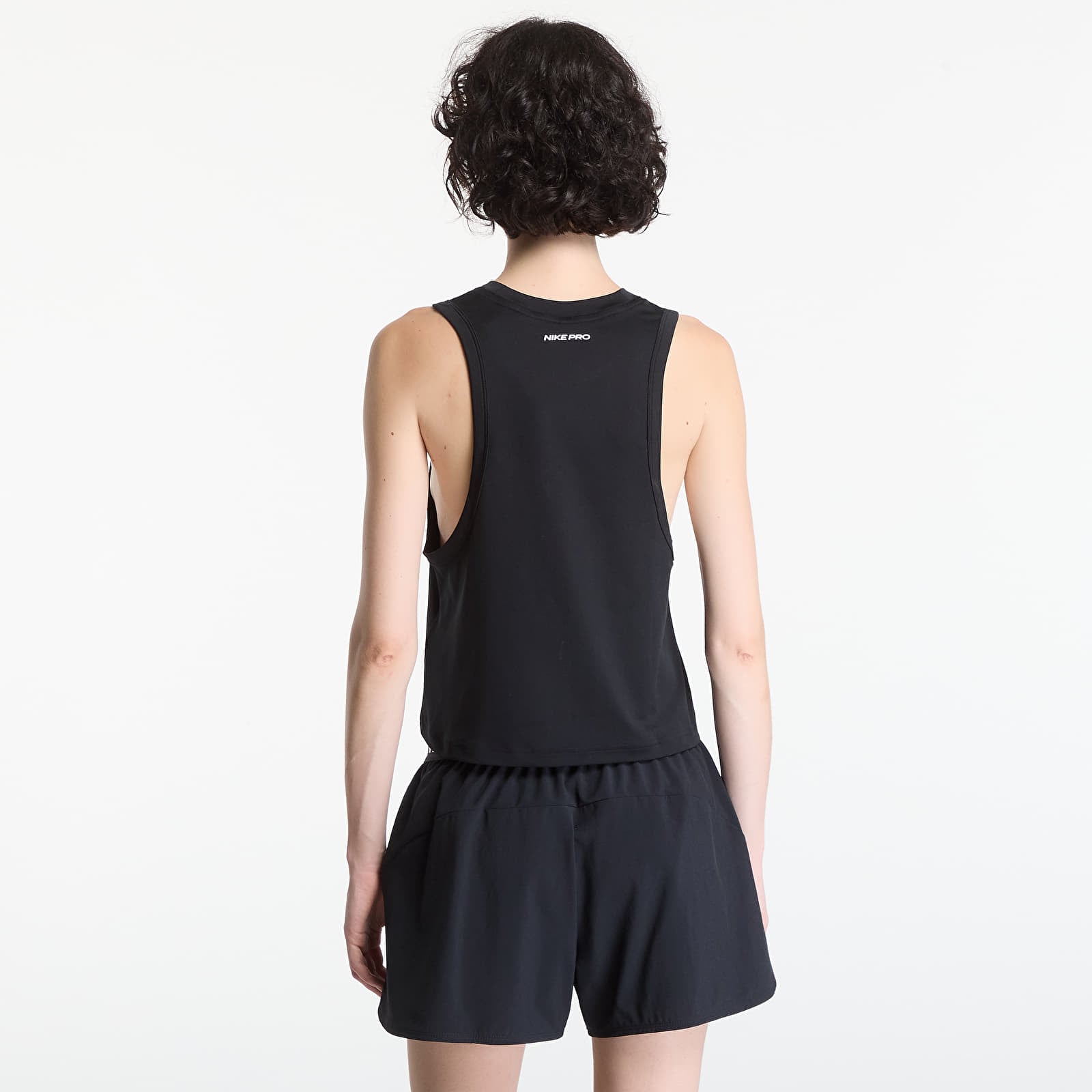 Tanktops für Frauen Nike Pro Women's Dri-FIT Tank Top Black/ White