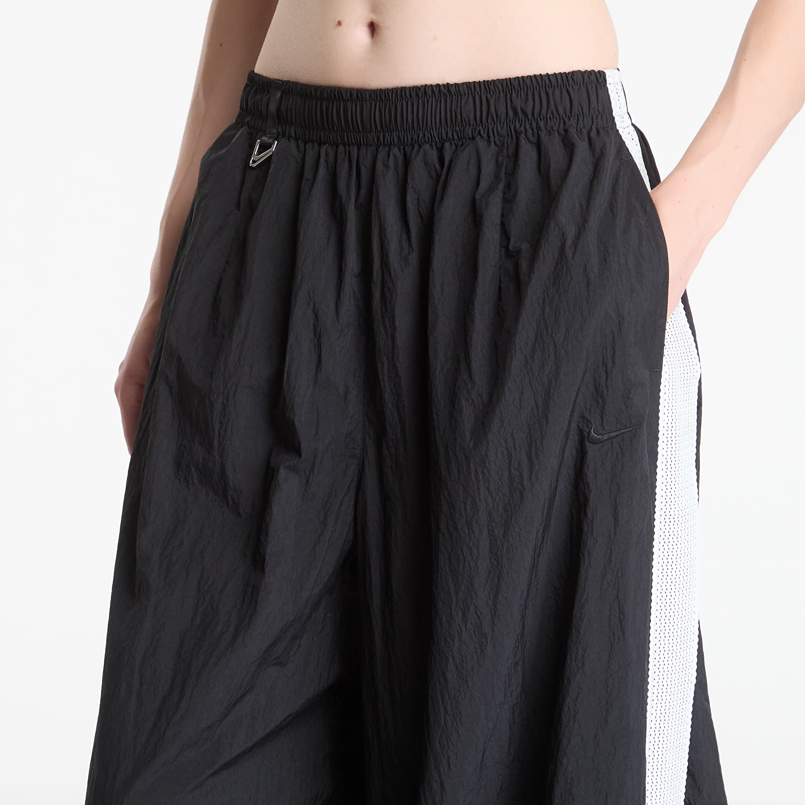 Women's Trousers Nike Sportswear Women's Oversized High-Waisted Balloon Track Pants Black/ Sail/ Black