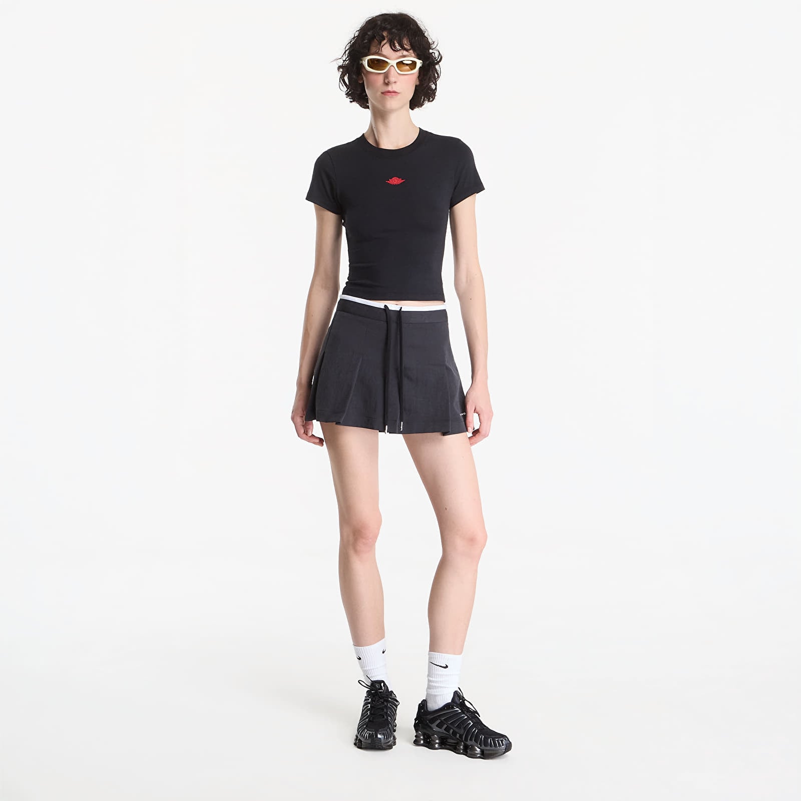 Dámské sukně Jordan Flight Women's Mini Skort Black/ White