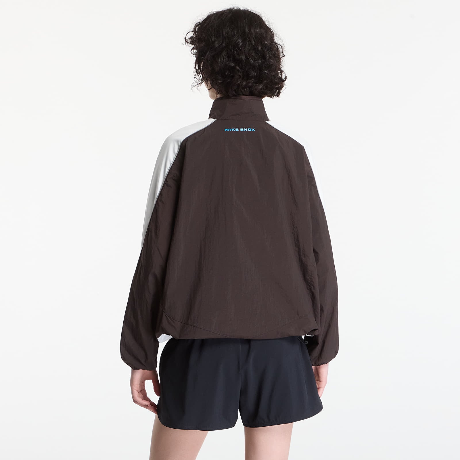 Vestes pour femmes Nike Sportswear Women's Woven Jacket Velvet Brown/ Sail/ Sail