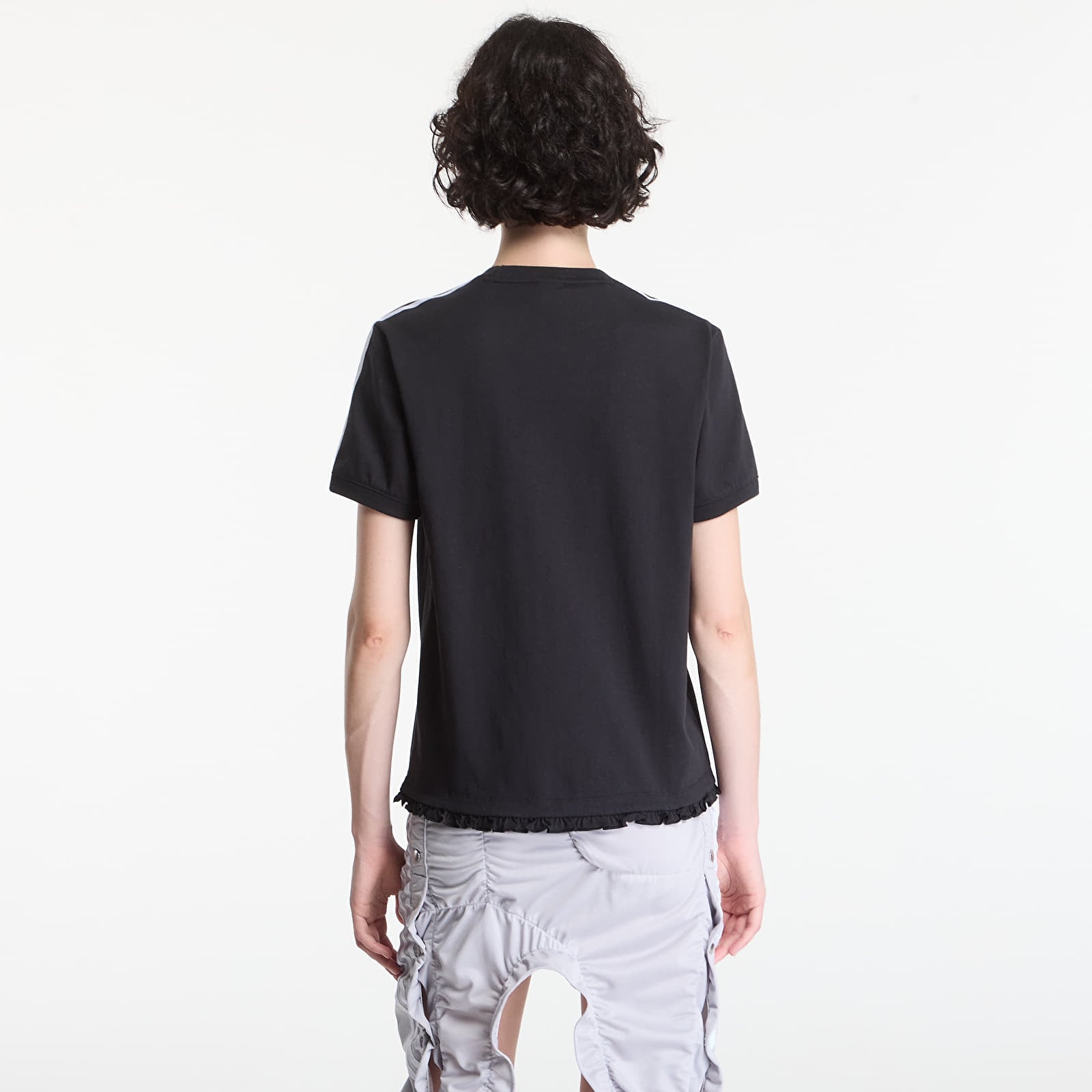 Dámske tričká adidas Pleated 3s TEE Black