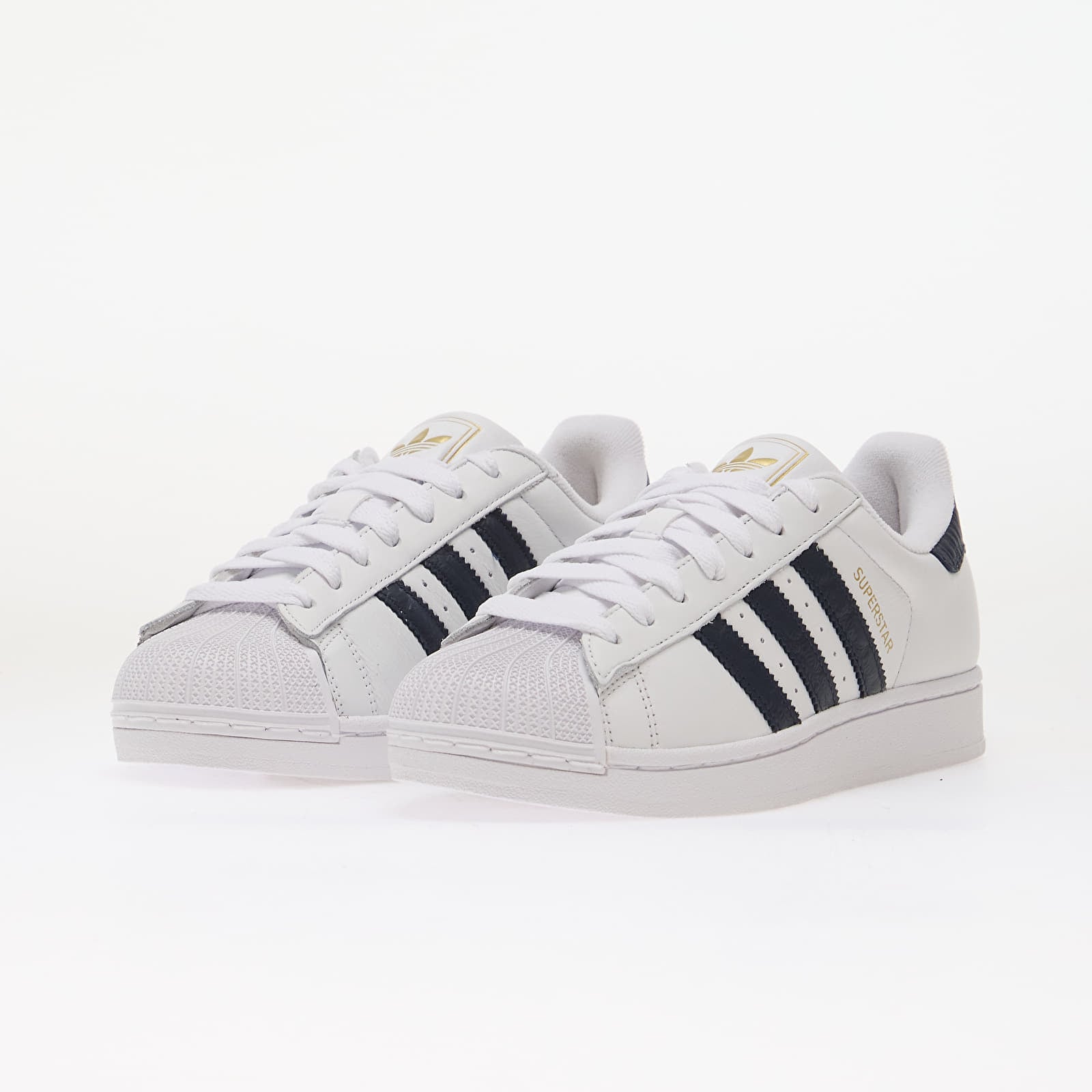 Women's sneakers and shoes adidas Superstar II Ftwr White/ Night Indigo/ Gold Met.