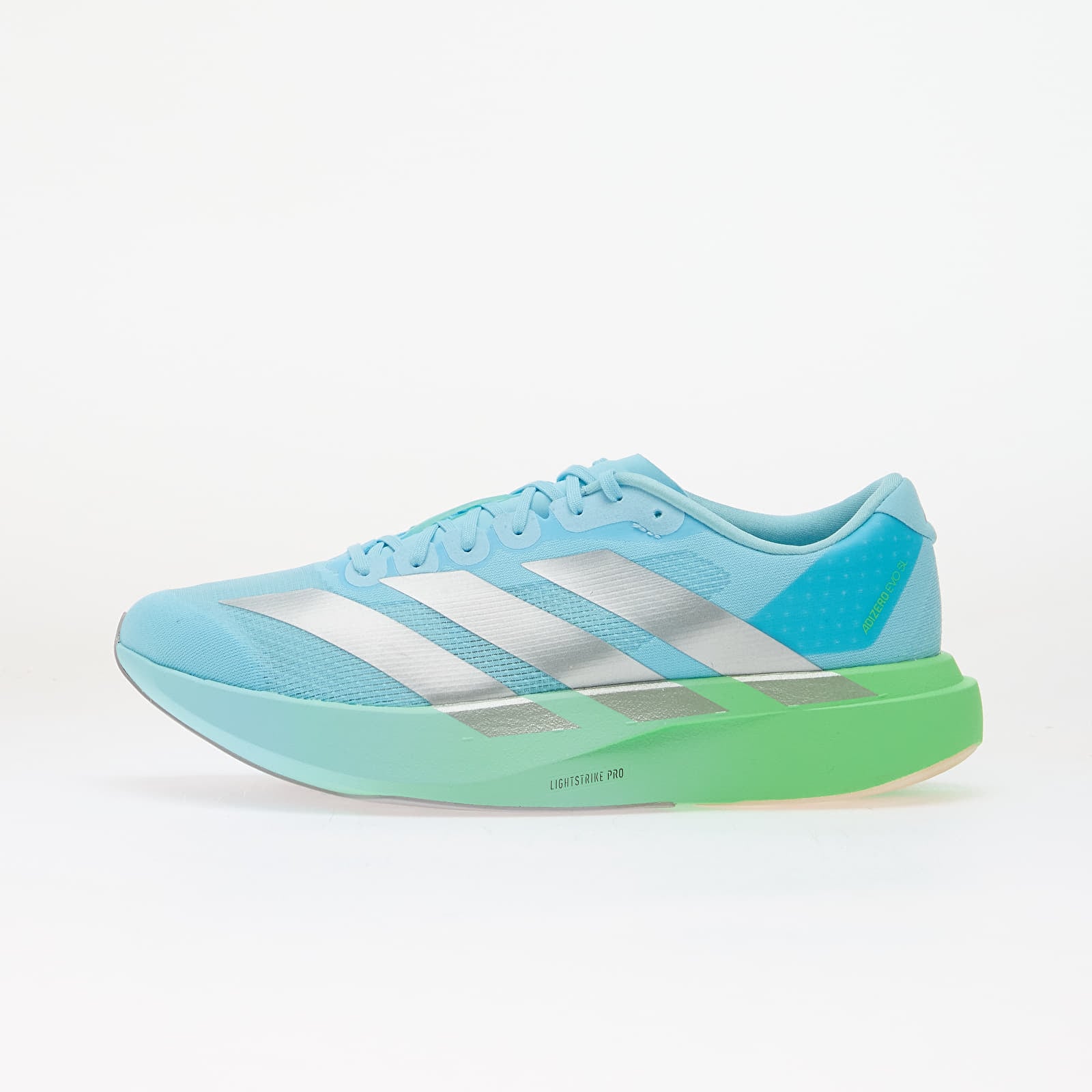 Чоловіче взуття adidas Adizero EVO SL LIGHTSTRIKEPRO Bliss Blue/ Silver Met./ Screaming Green