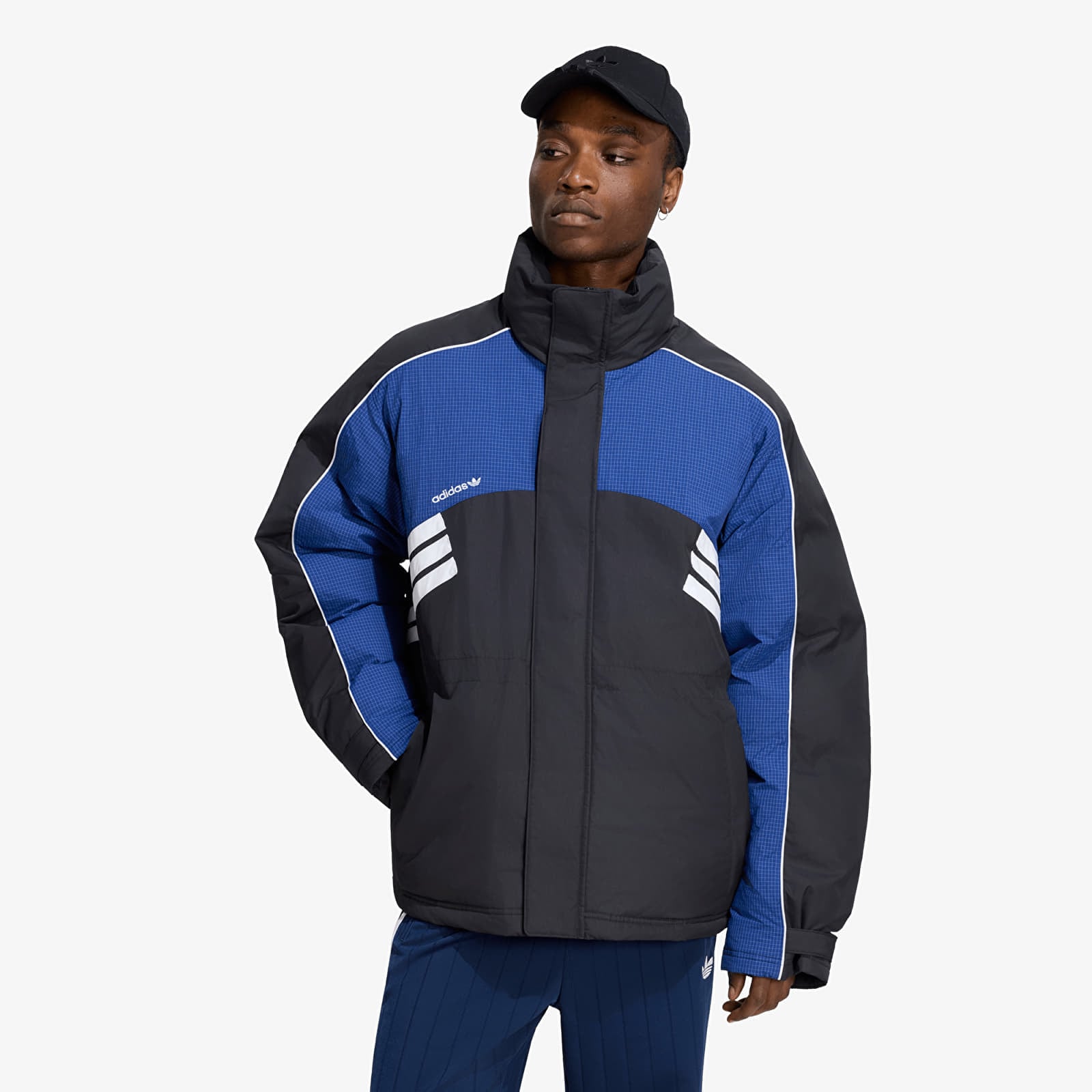 Vestes pour hommes adidas Oversized Cutline Jacket Black