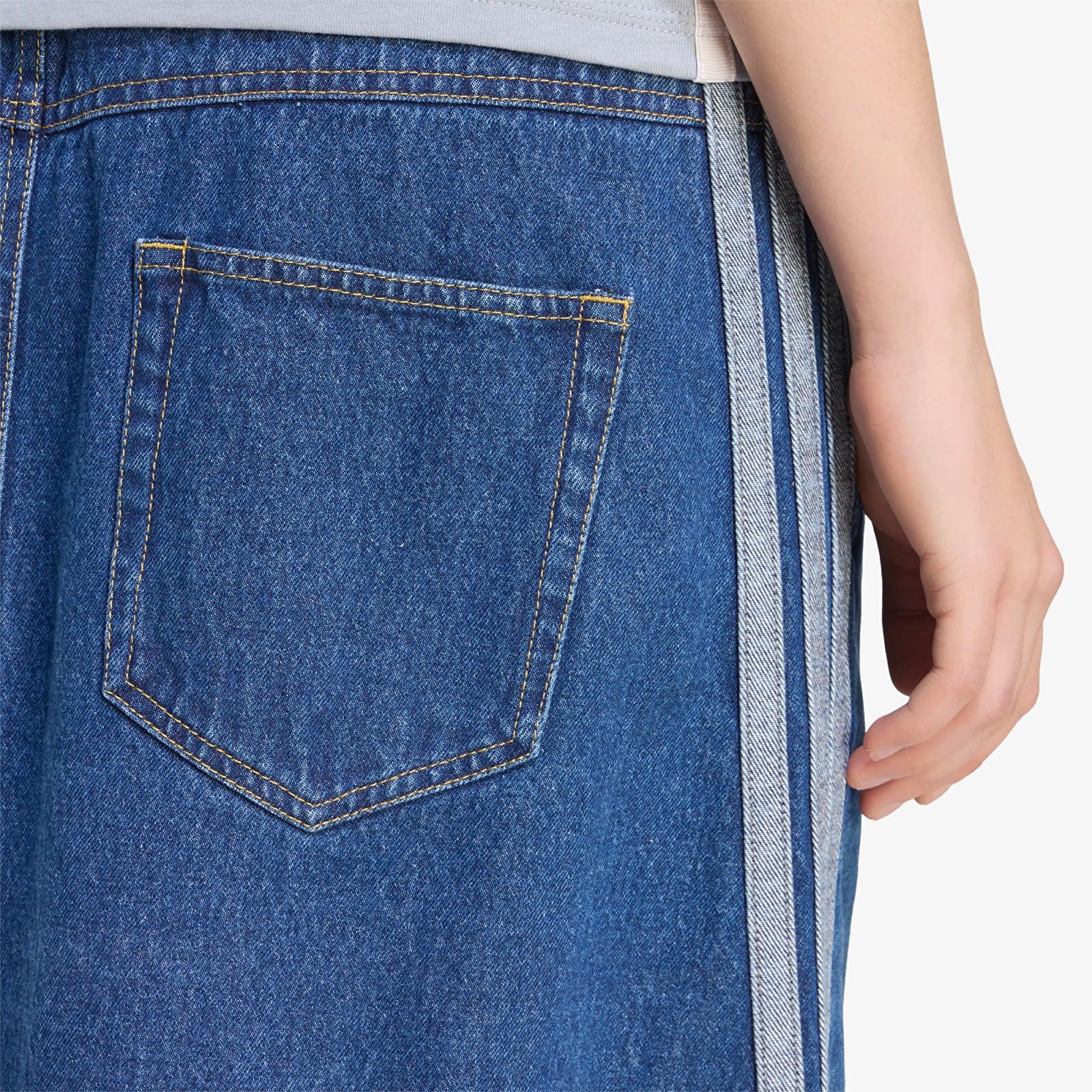 Women's skirts adidas Stadium Washed Denim Loose Fit Skirt Preloved Ink