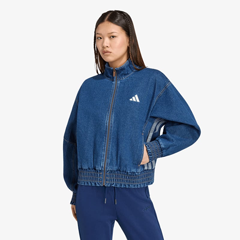 Jacket adidas Stadium Washed Denim Loose Fit Jacket Preloved Ink