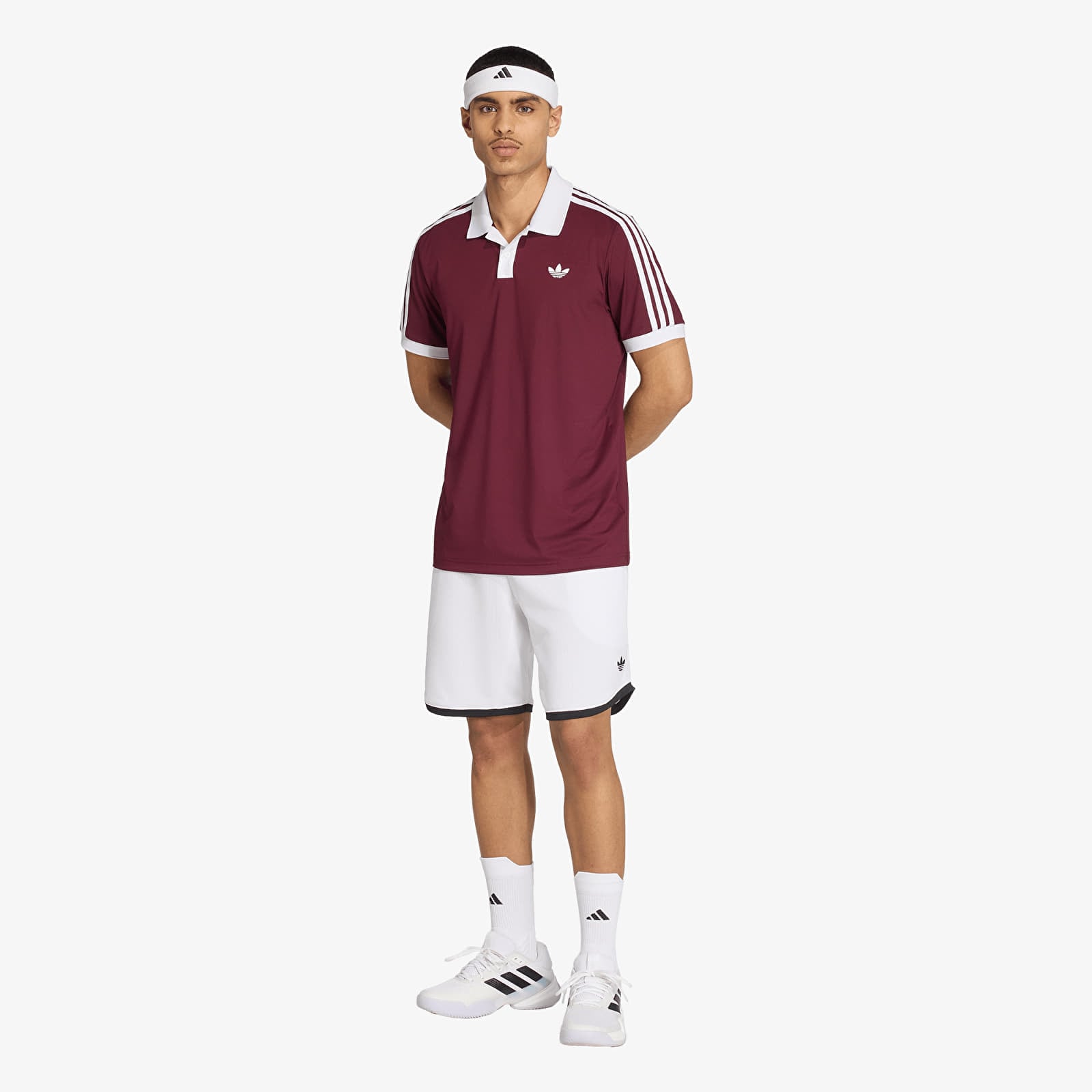 Men's T-shirts adidas Tennis Classics Polo Shirt Maroon