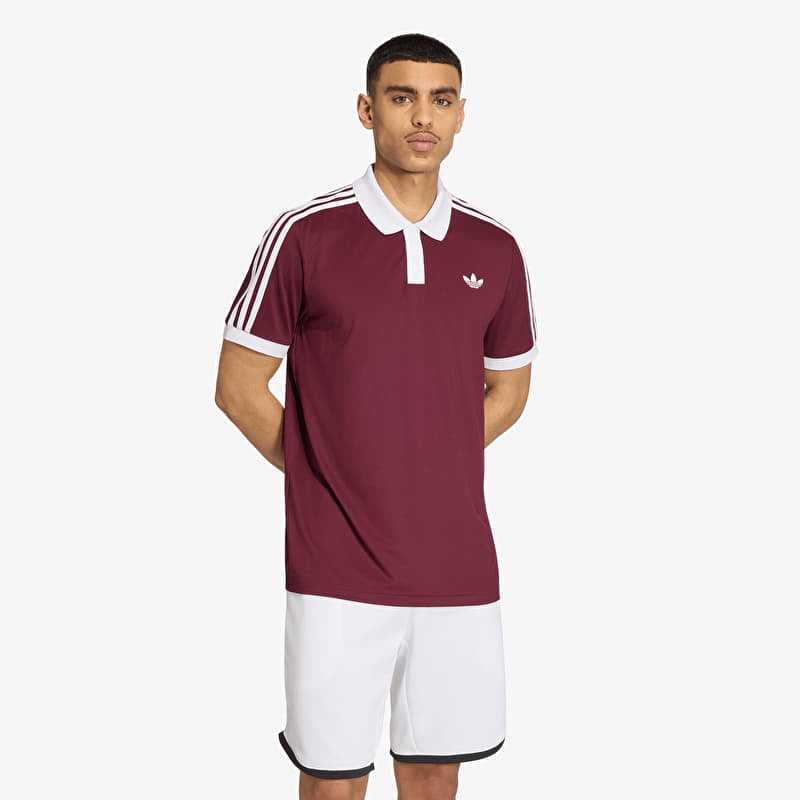 T-shirt adidas Tennis Classics Polo Shirt Maroon
