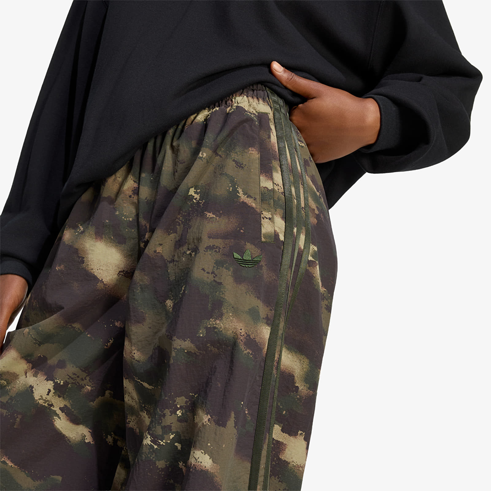 Women's Trousers adidas Badigirl Camouflage Adilenium Track Pant Night Cargo/ Aurora Coffee/ Olive Strata