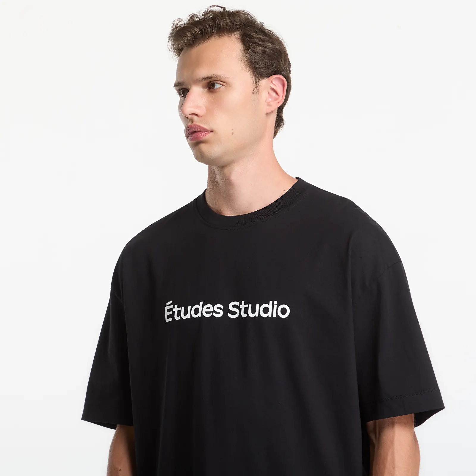 Pólók Études Studio Spirit T-Shirt Black