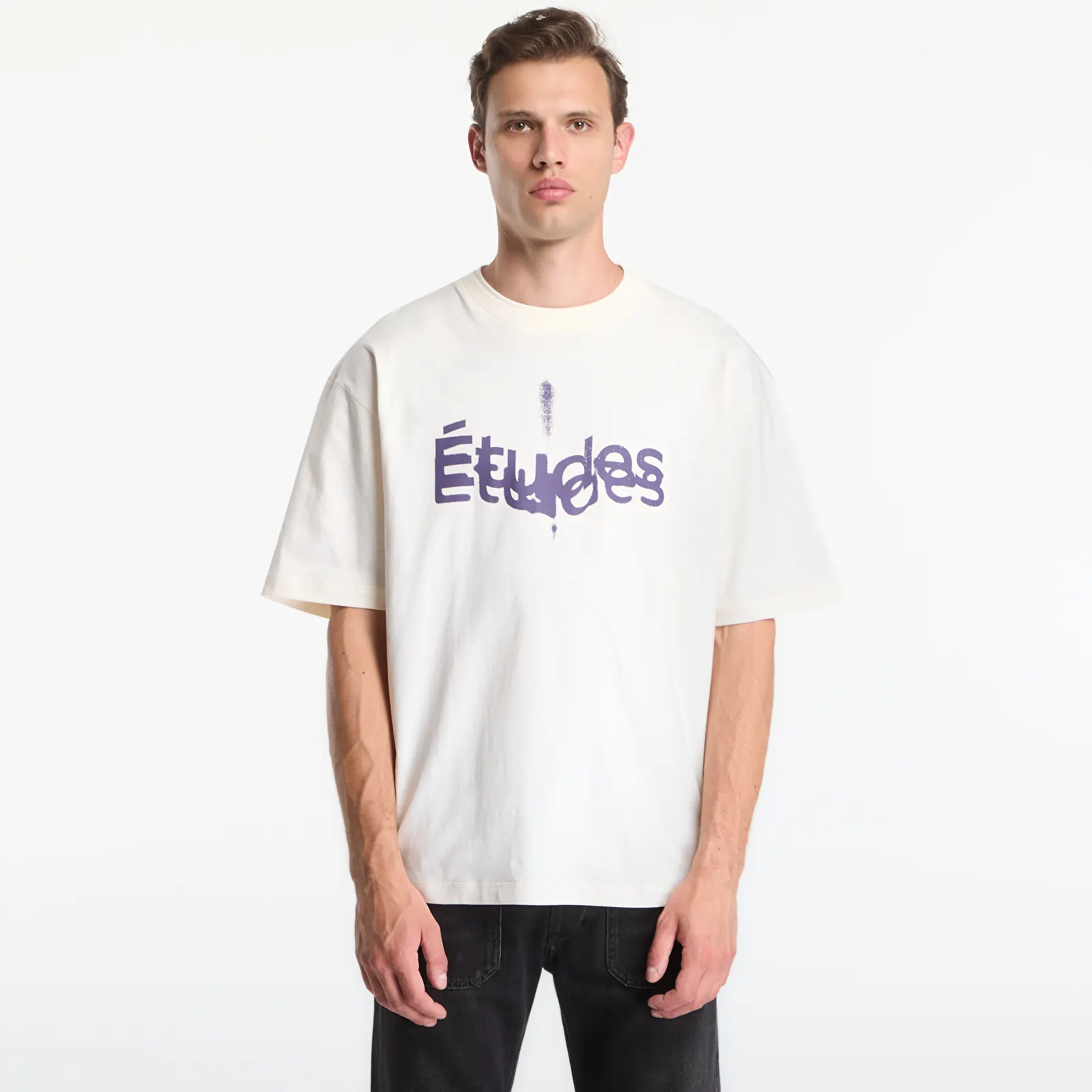 T-Shirts Männer Études Studio Sound Scan T-Shirt Off White