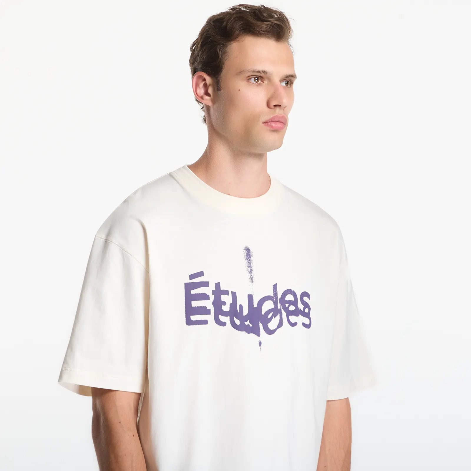 T-Shirts Männer Études Studio Sound Scan T-Shirt Off White