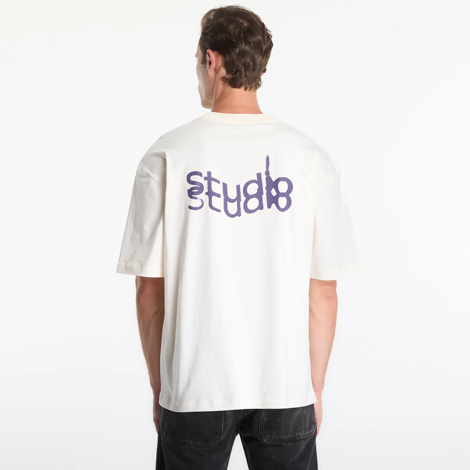 T-Shirts Männer Études Studio Sound Scan T-Shirt Off White