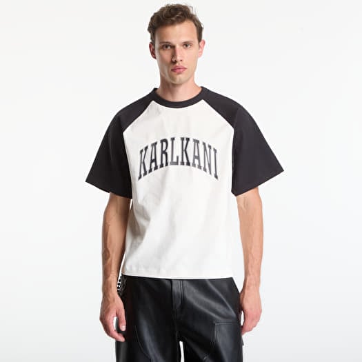 Karl Kani Sport College Boxy Raglan T-Shirt White