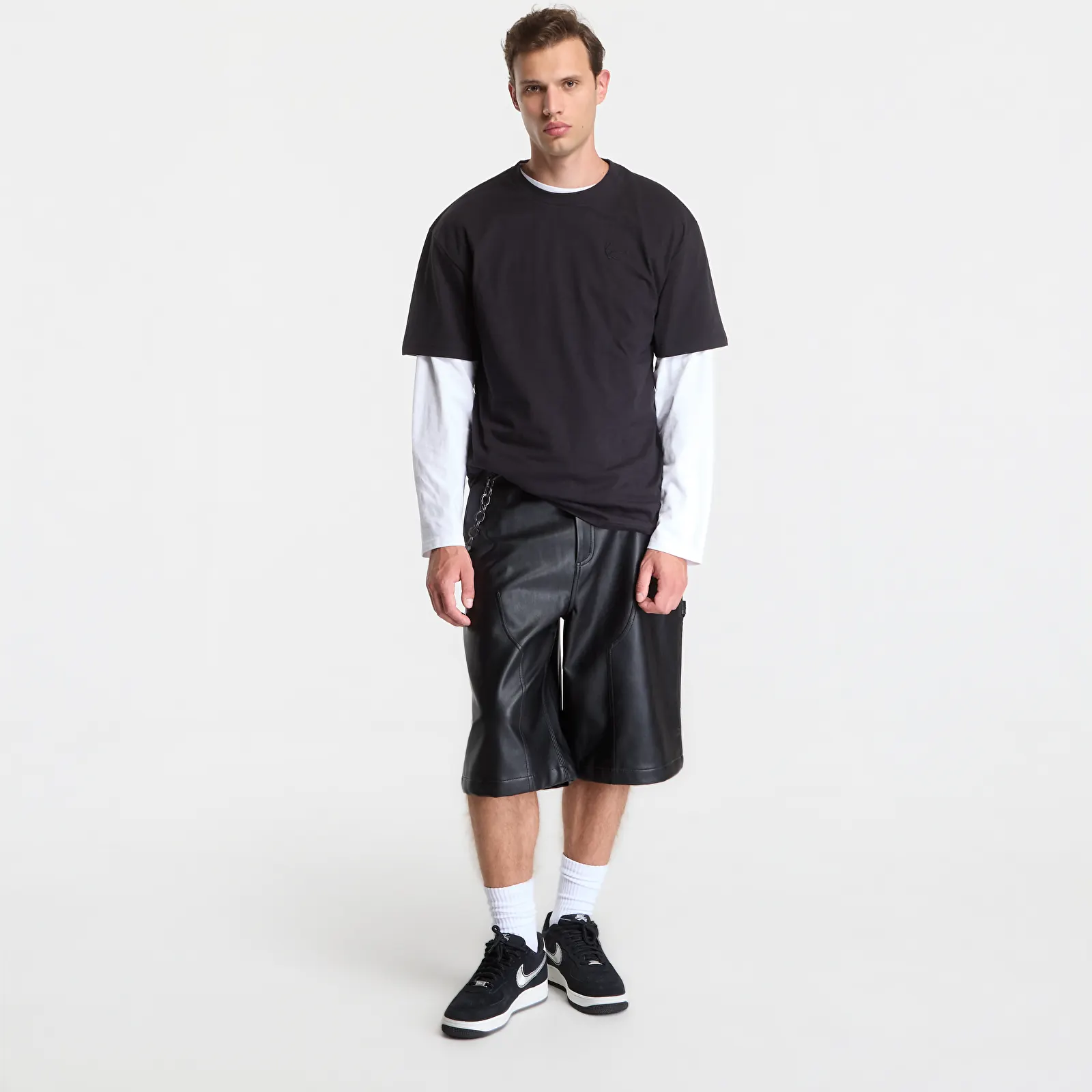 T-Shirts Karl Kani Baseball Oversized T-Shirt Black